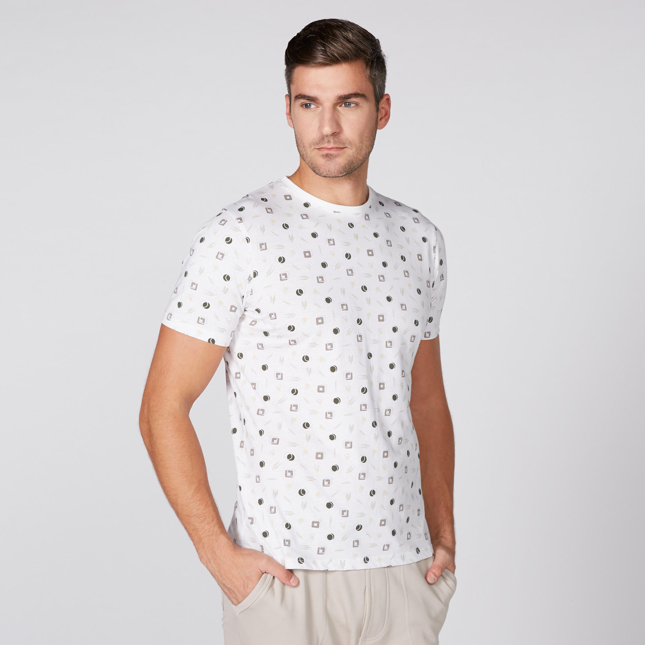 Printed T-Shirt with Round Neck and Short Sleeves-men-clothing-tshirtsandpolos-tshirts-image-2