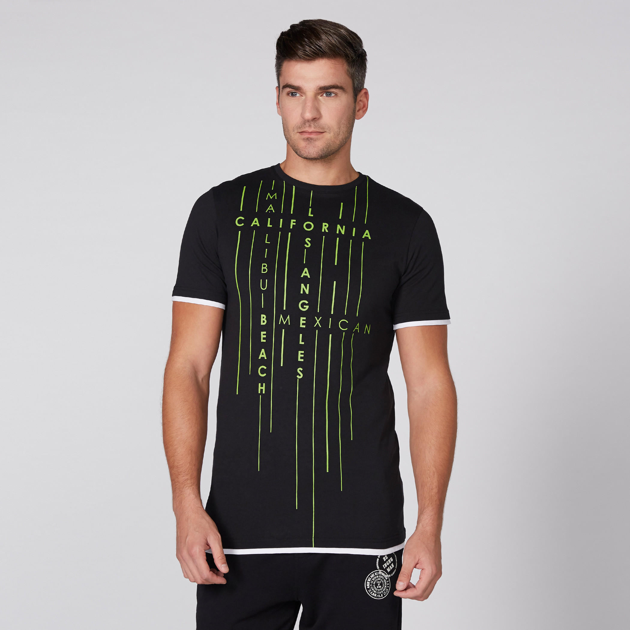 Printed T-Shirt with Round Neck and Short Sleeves-men-clothing-tshirtsandpolos-tshirts-image-1