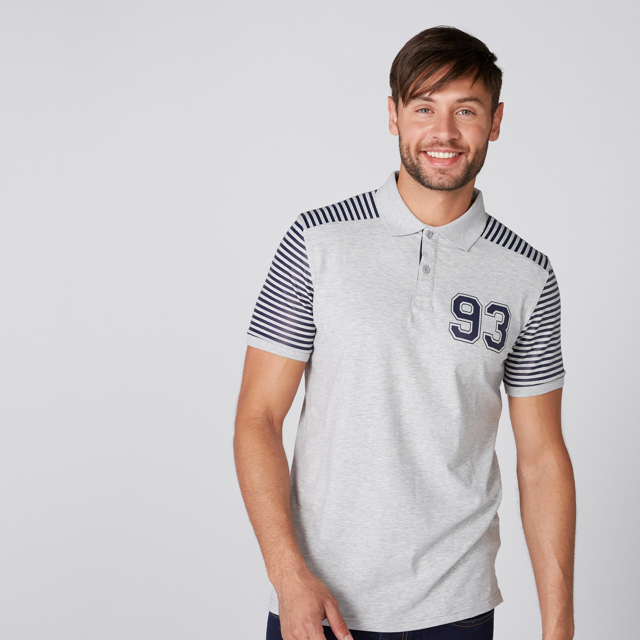 تيشيرت بياقة بولو وأكمام قصيرة وطبعات-men-clothing-tshirtsandpolos-polos-image-1