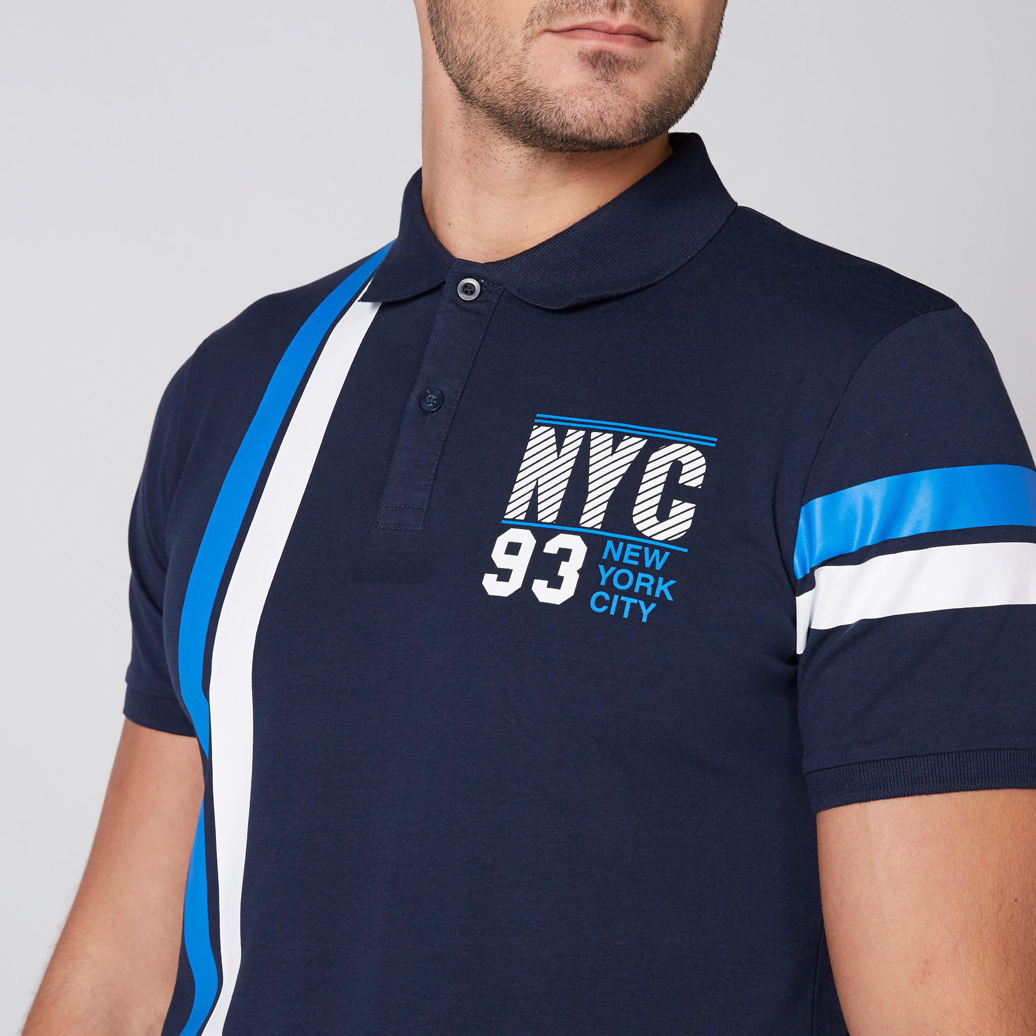 Printed Polo T-Shirt with Short Sleeves-men-clothing-tshirtsandpolos-polos-image-2