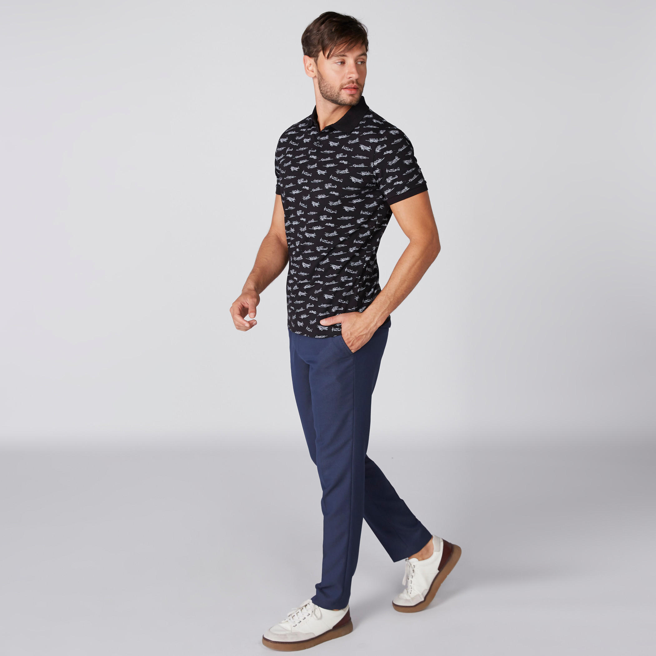 تيشيرت بياقة بولو وأكمام قصيرة وطبعات-men-clothing-tshirtsandpolos-polos-image-1