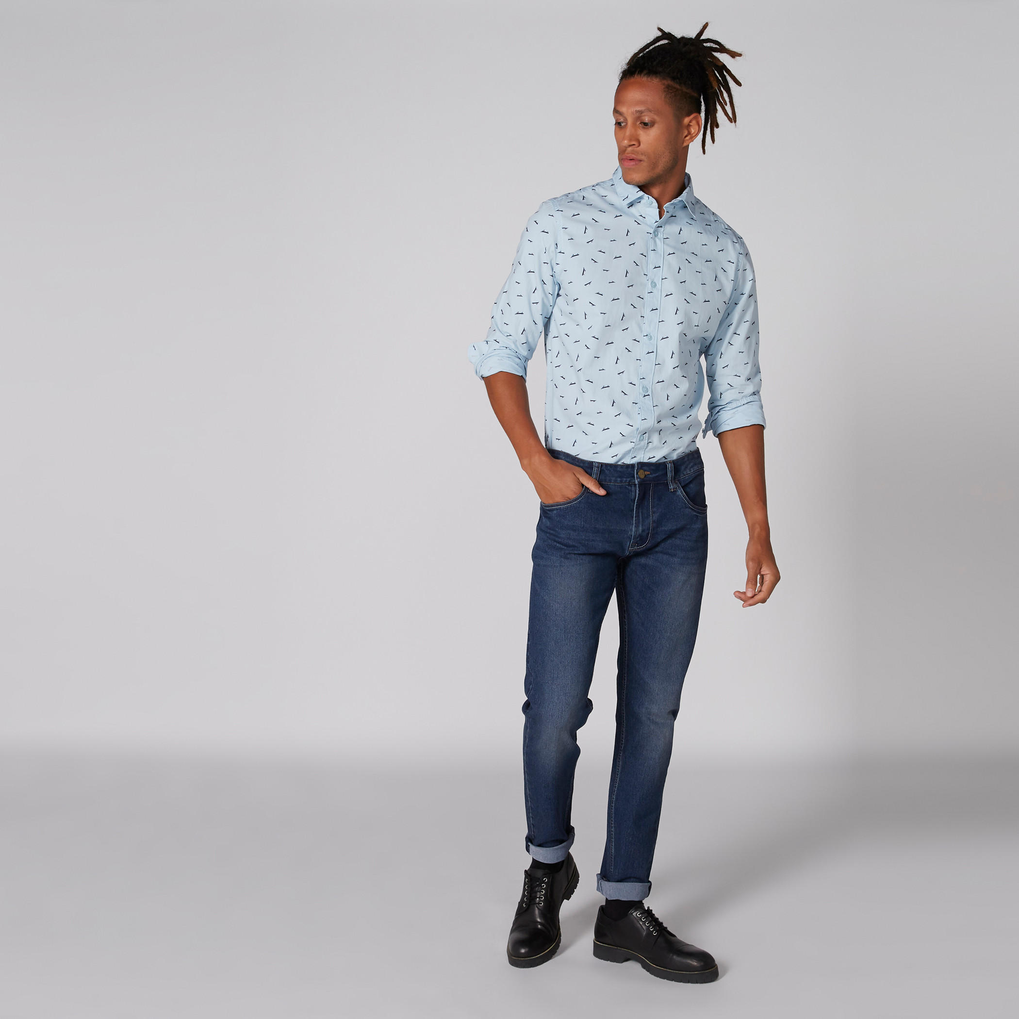 بنطال جينز طويل بزر وجيوب-men-clothing-bottoms-jeans-image-3