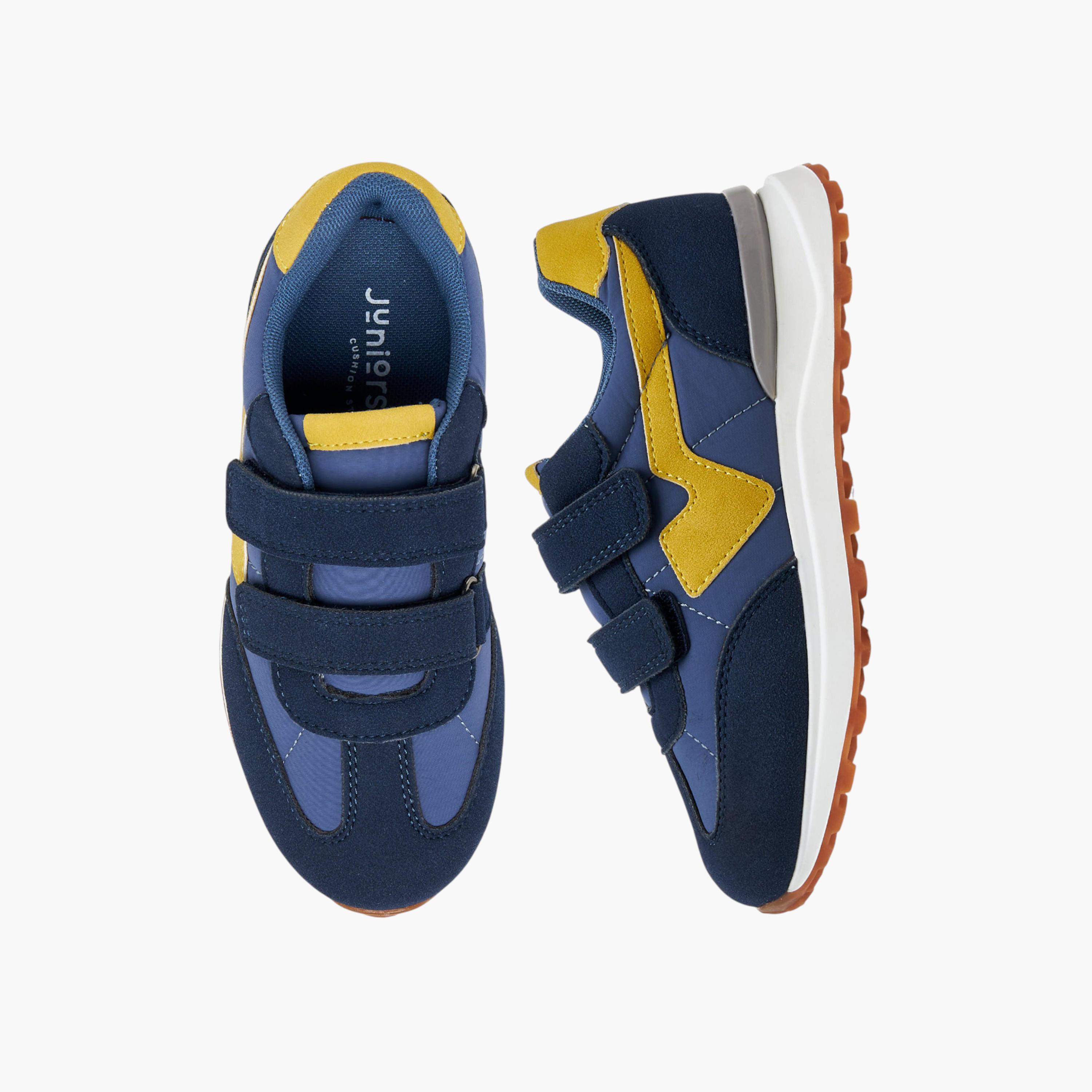 Juniors Boys Hook & Loop Sneakers-boys-shoes-sneakers-image-1