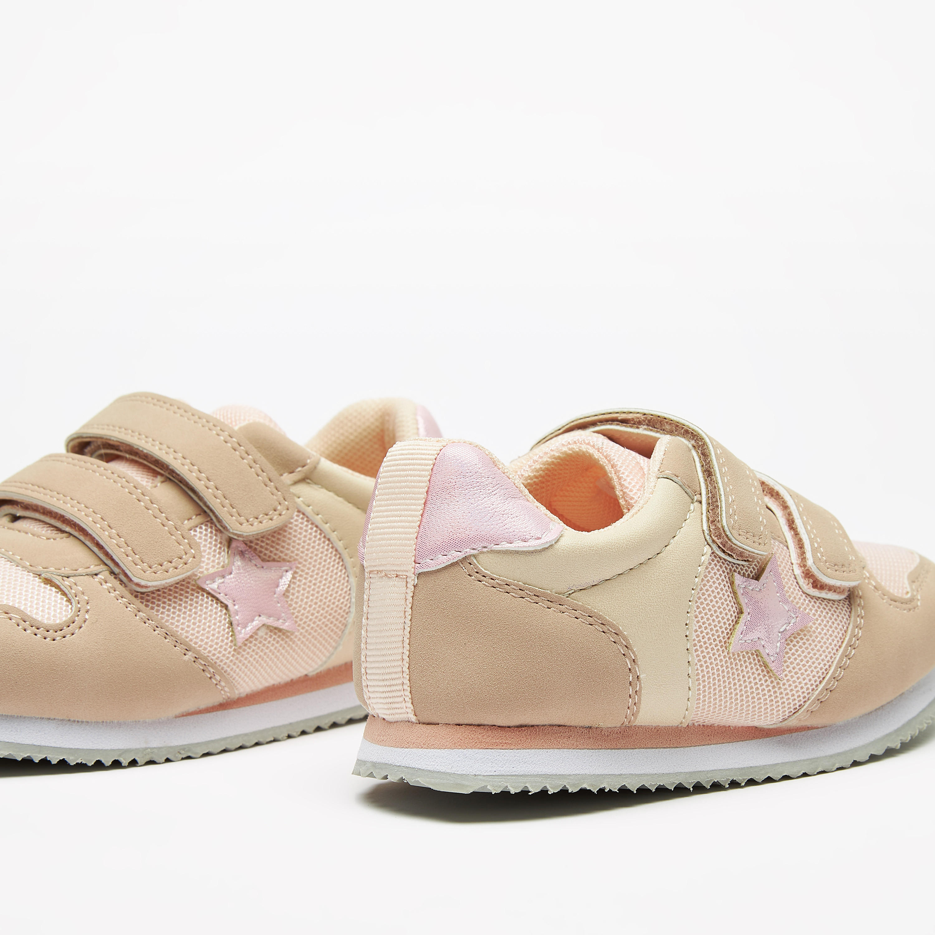 حذاء سنيكرز بشريط إغلاق لاصق وألواح من جونيورز-girls-shoes-sneakers-image-3