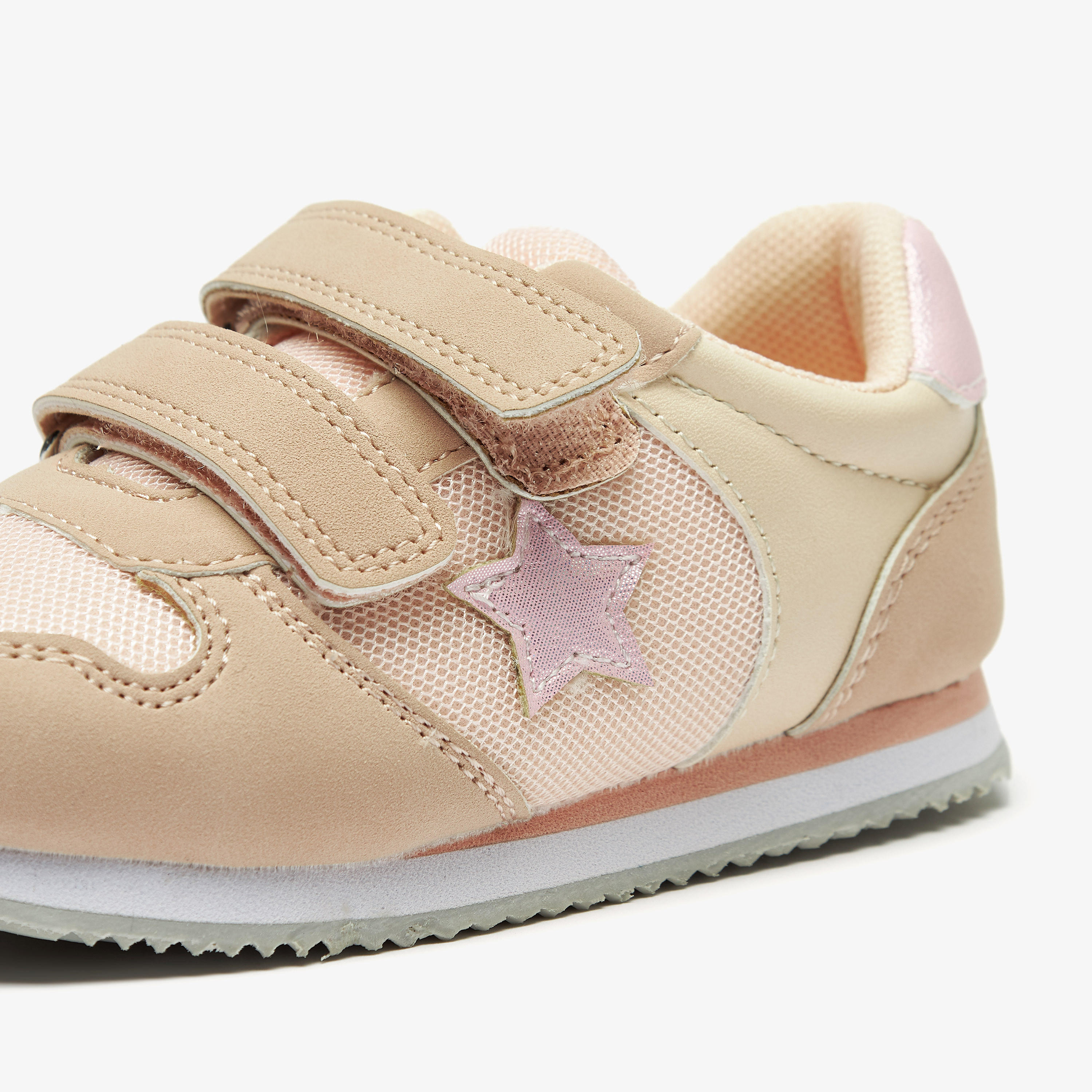 حذاء سنيكرز بشريط إغلاق لاصق وألواح من جونيورز-girls-shoes-sneakers-image-4