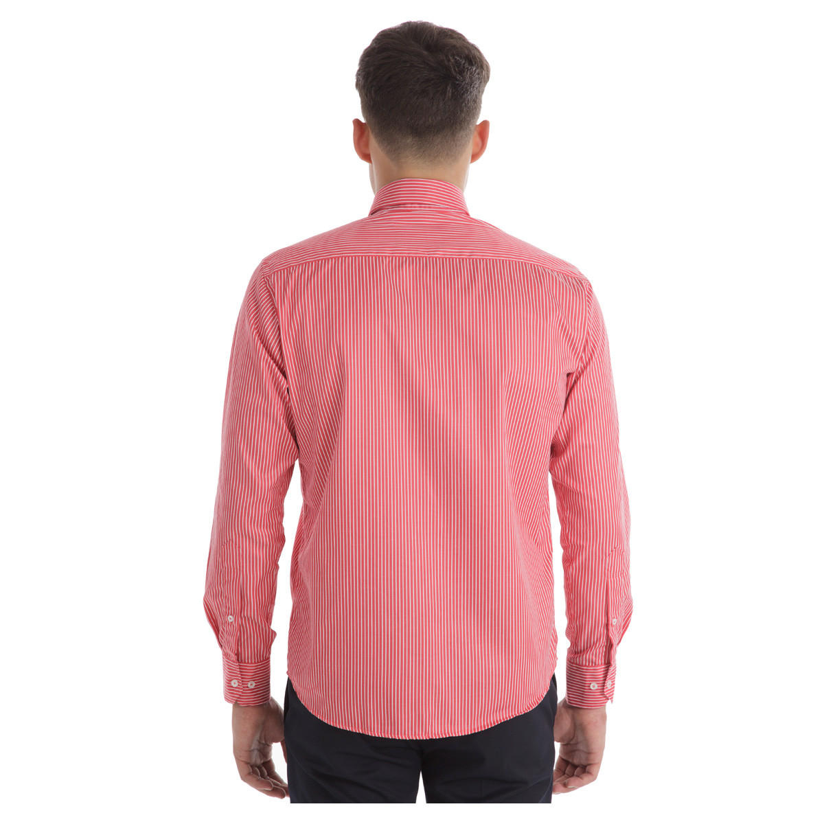 Pinstriped Formal Shirt-men-clothing-shirts-image-2