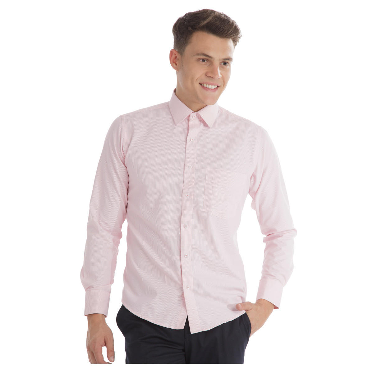 Pinstriped Formal Shirt-men-clothing-shirts-image-1