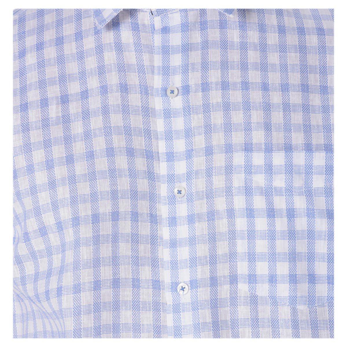 Short-sleeved Chequered Shirt-men-clothing-shirts-image-4
