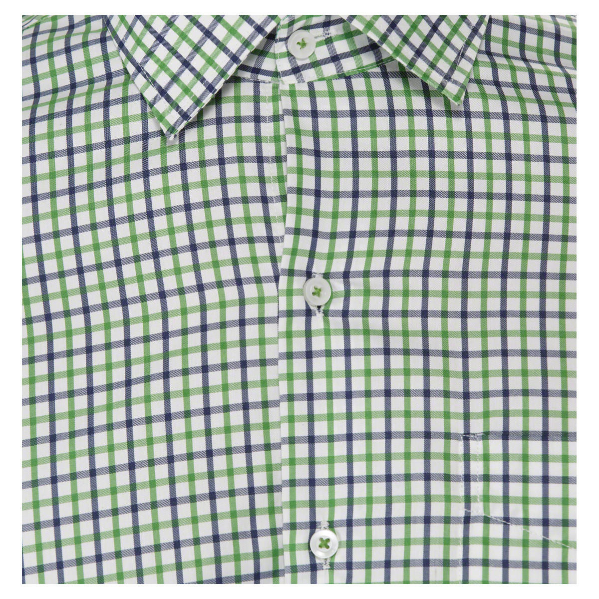 Checkered Short Sleeve Formal Shirt-men-clothing-shirts-image-4