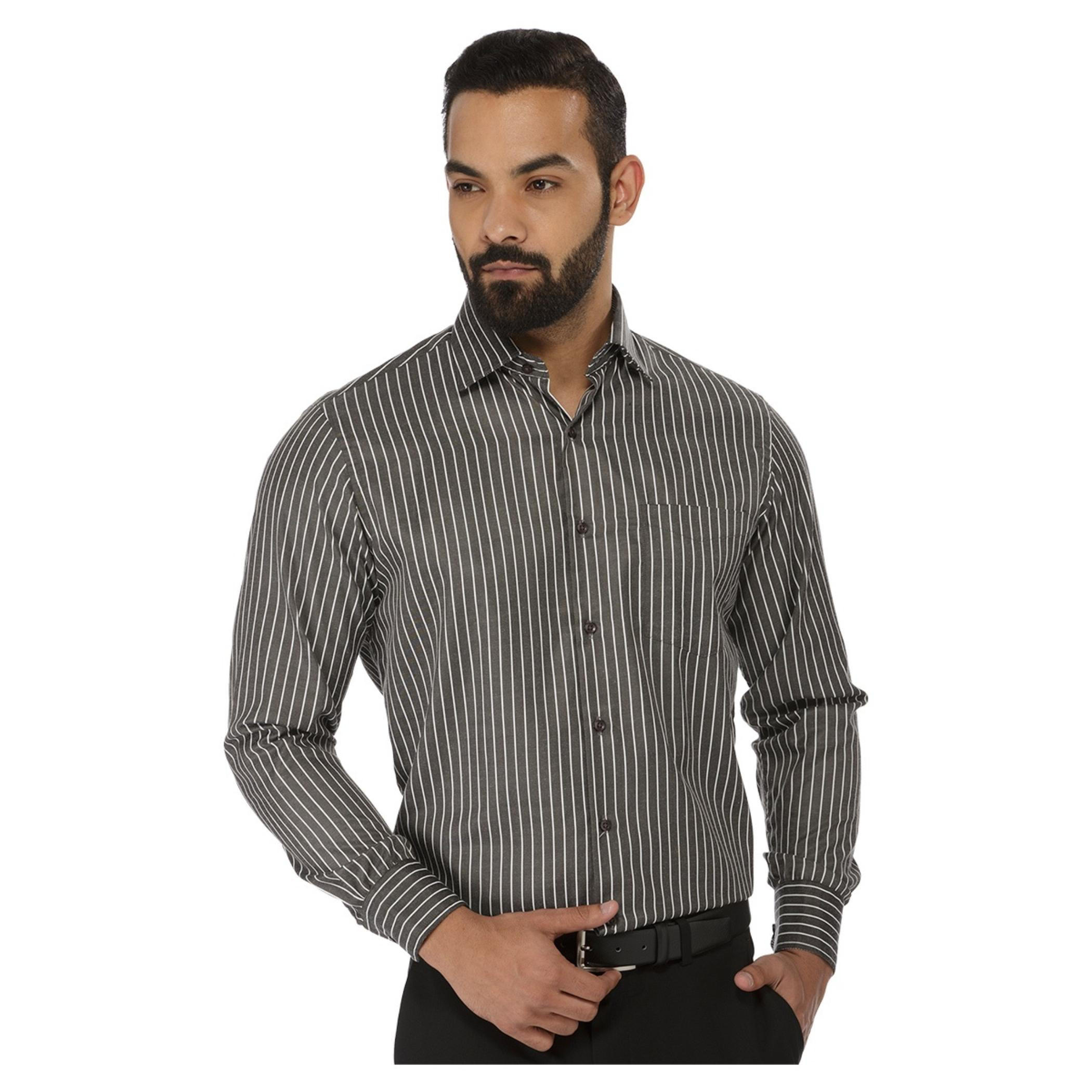 Pintriped Formal Shirt-men-clothing-shirts-image-1