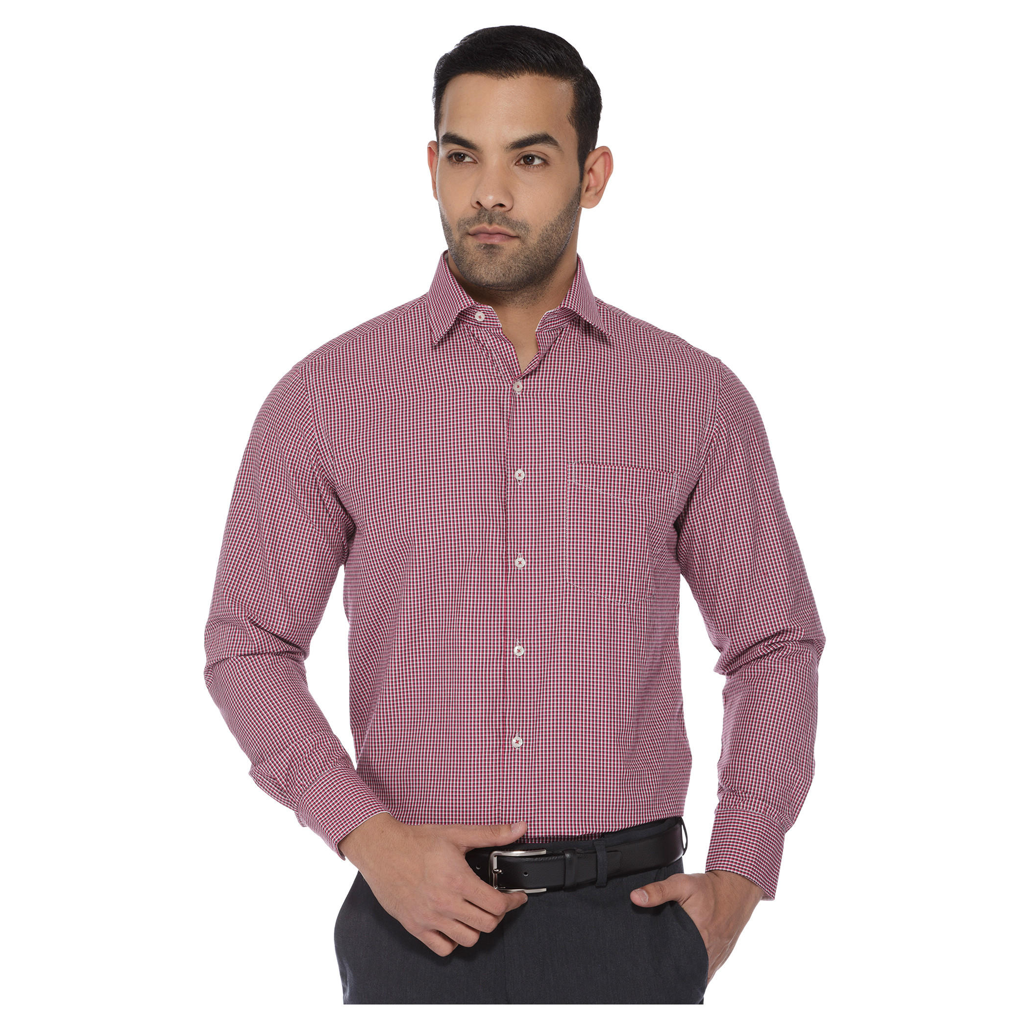 Chequered Formal Shirt-men-clothing-shirts-image-1