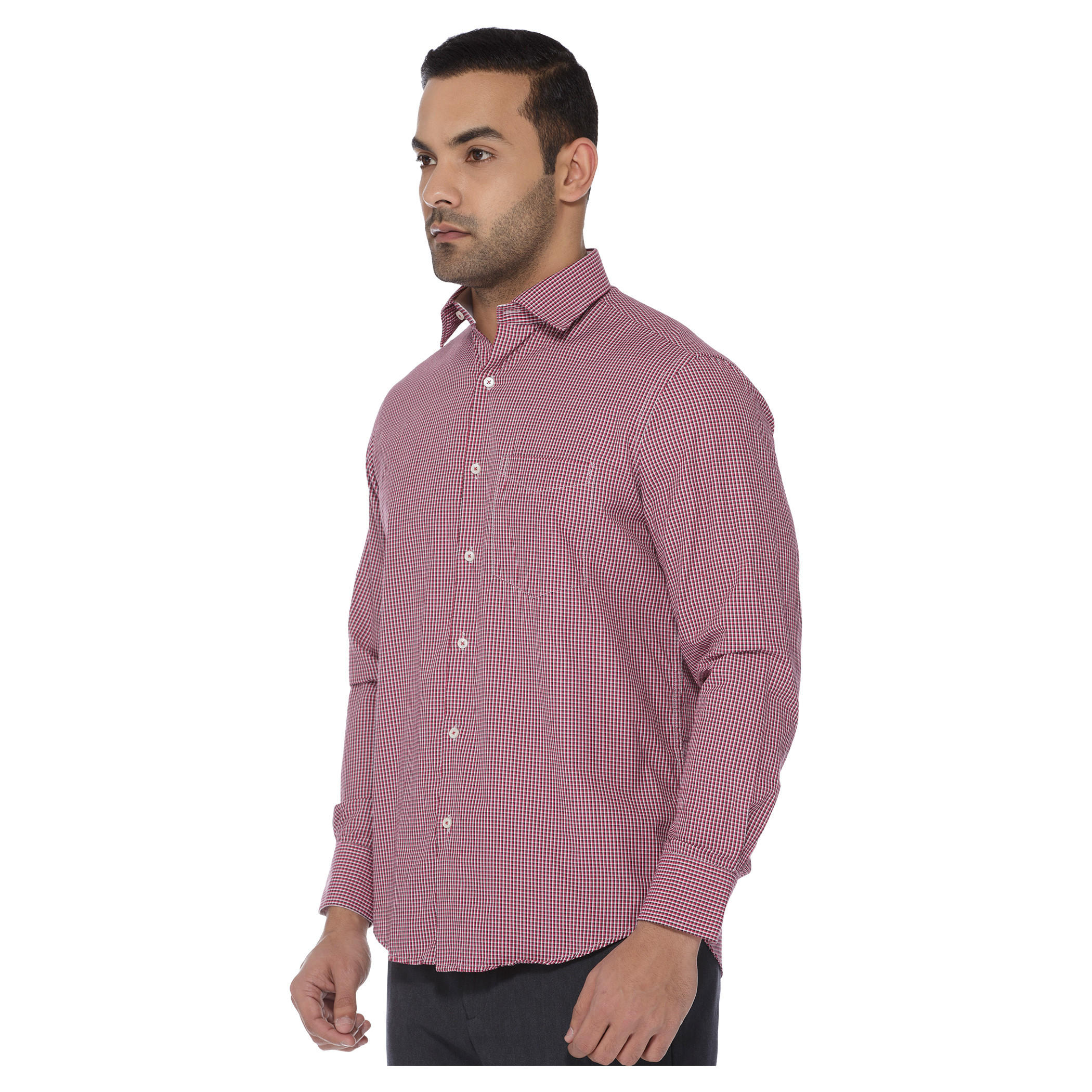 Chequered Formal Shirt-men-clothing-shirts-image-3