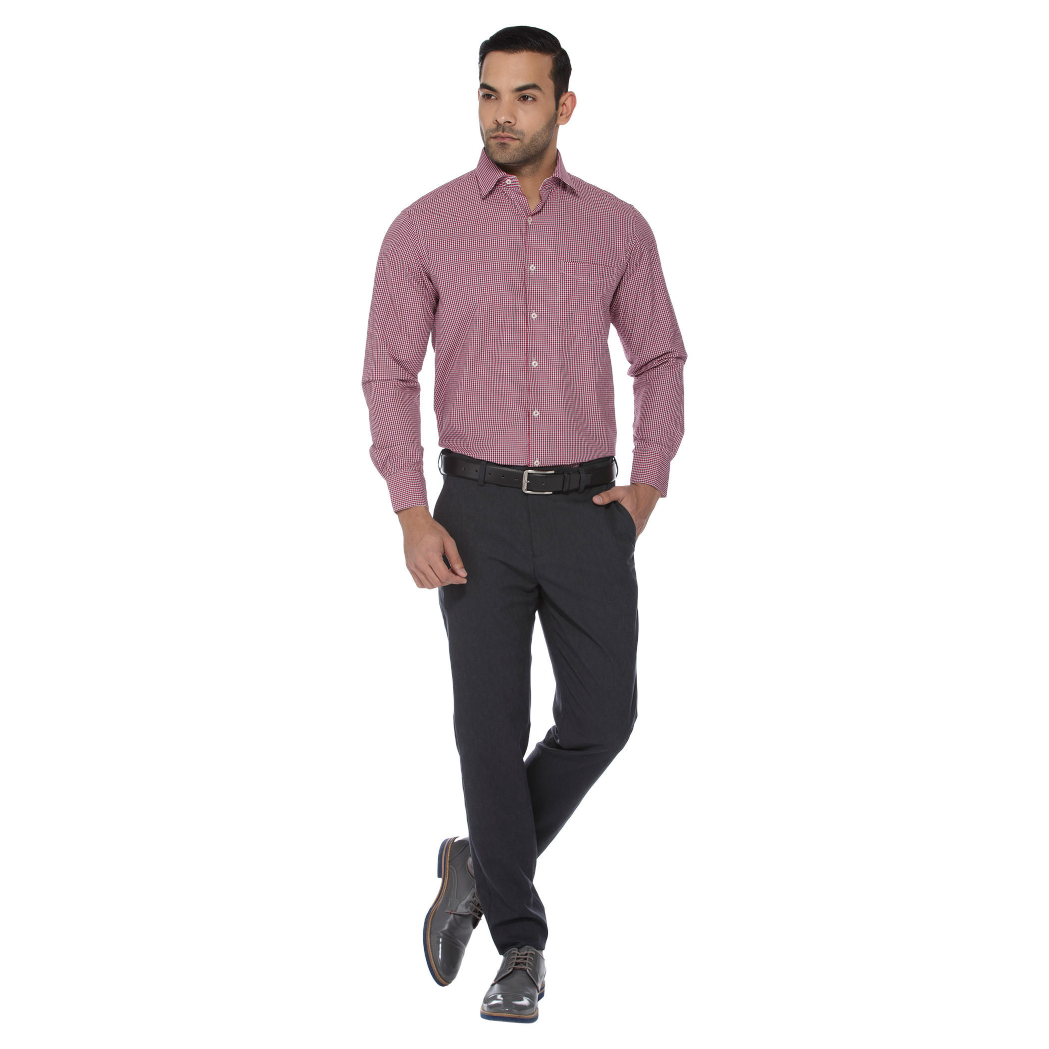 Chequered Formal Shirt-men-clothing-shirts-image-5
