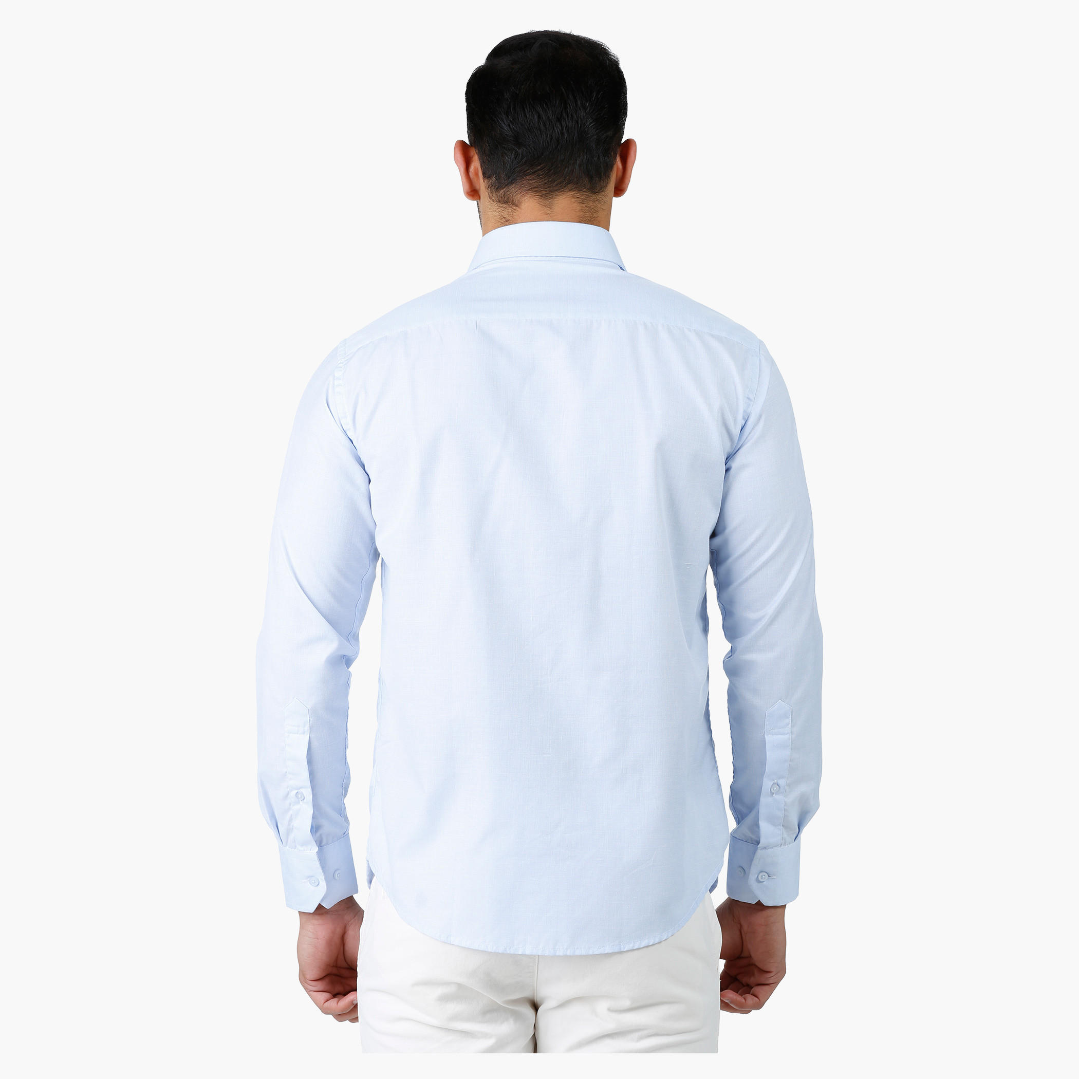 Formal Shirt with Collar Neck and Long Sleeves in Comfort Fit-men-clothing-shirts-image-2