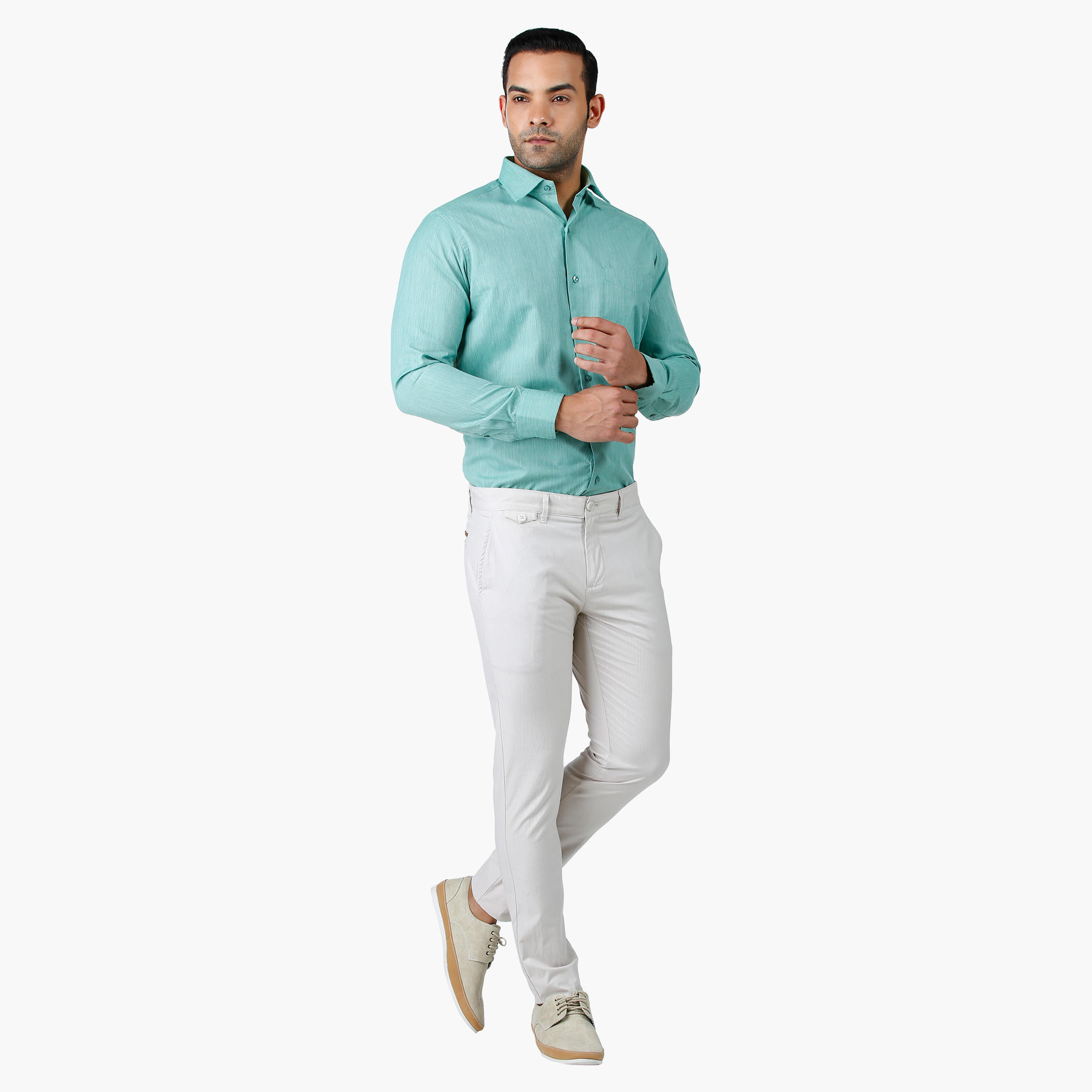 قميص رسمي سهل الكي بقصّة مريحة وياقة عاديّة وأكمام طويلة-men-clothing-shirts-image-5