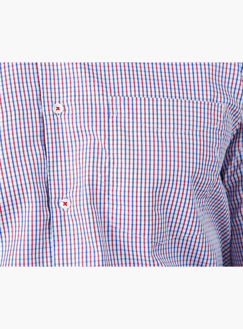 Formal Shirt with Collar Neck and Long Sleeves in Comfort Fit-men-clothing-shirts-image-4