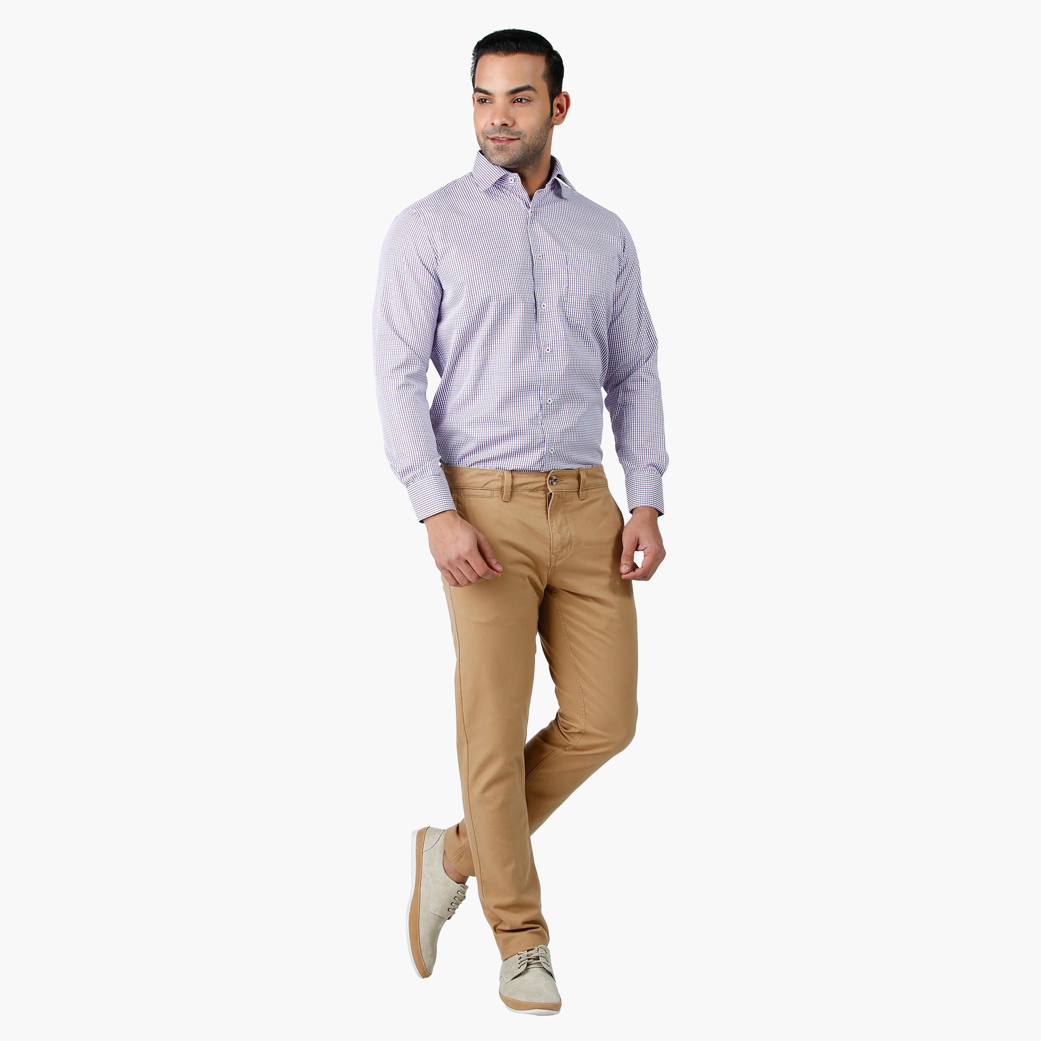 Formal Shirt with Collar Neck and Long Sleeves in Comfort Fit-men-clothing-shirts-image-5