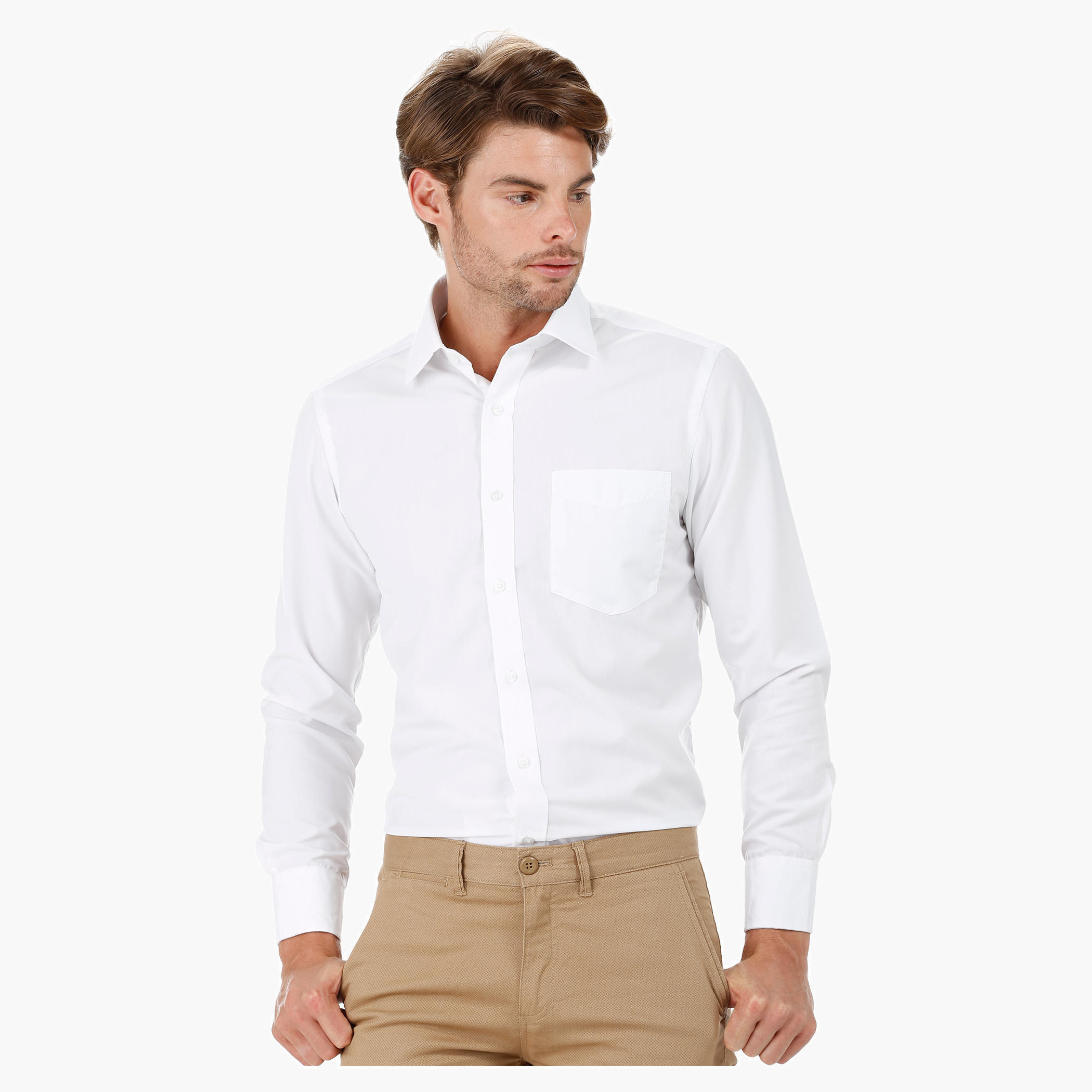 Formal Long-sleeved Shirt-men-clothing-shirts-image-1