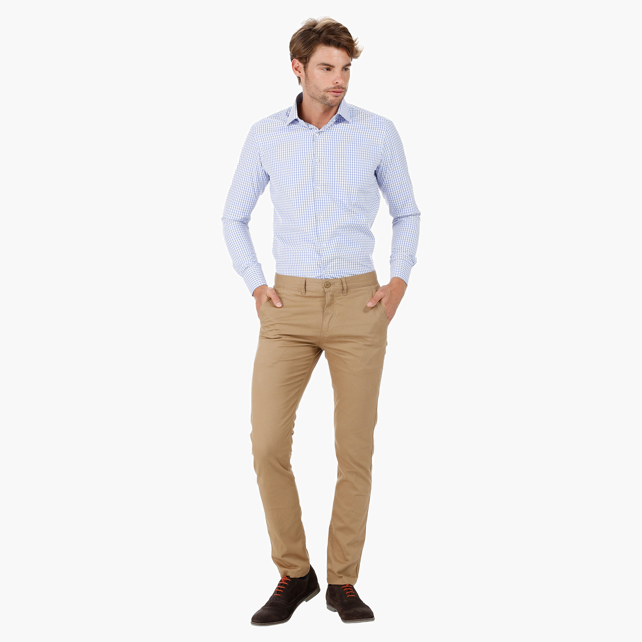 Chequered Shirt with Long Sleeves-men-clothing-shirts-image-5