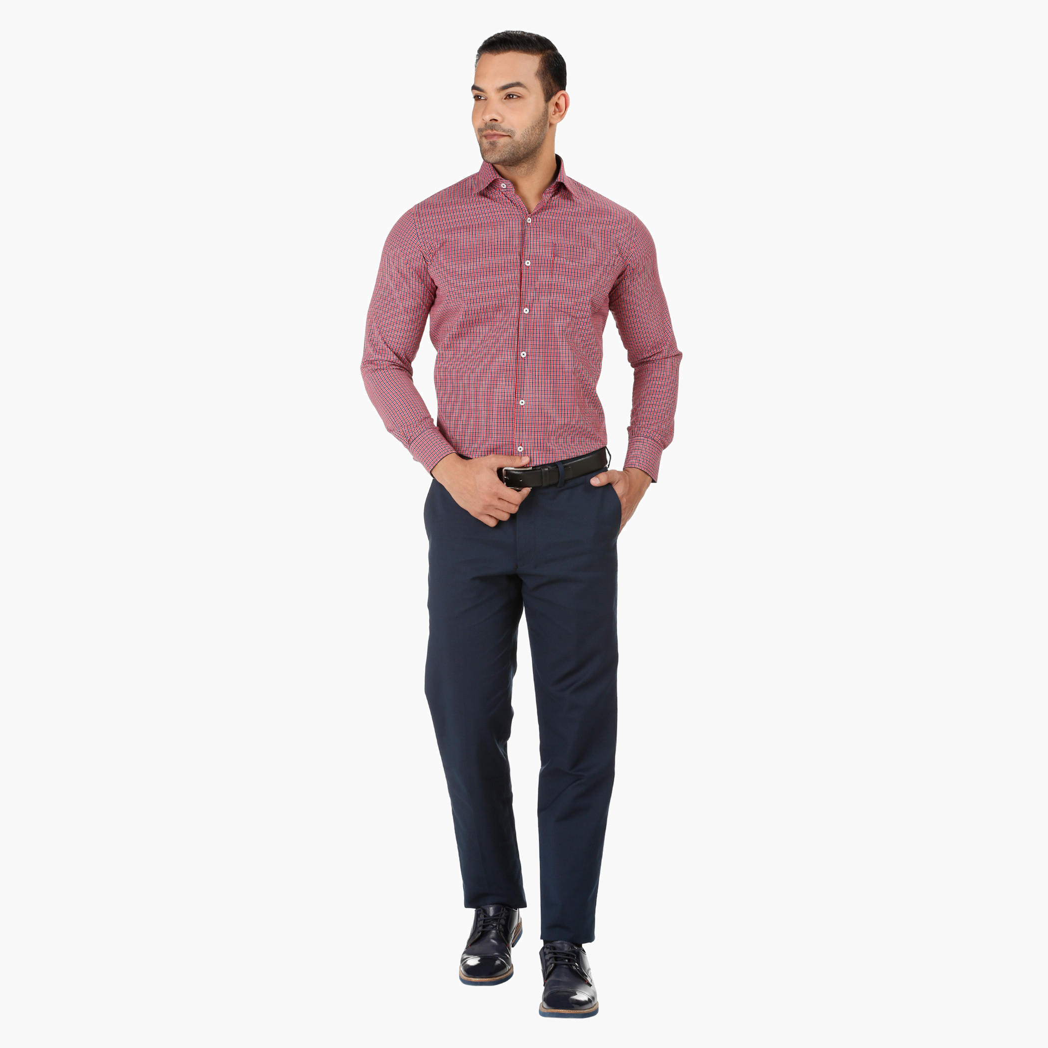 Chequered Shirt in Regular Fit-men-clothing-shirts-image-5