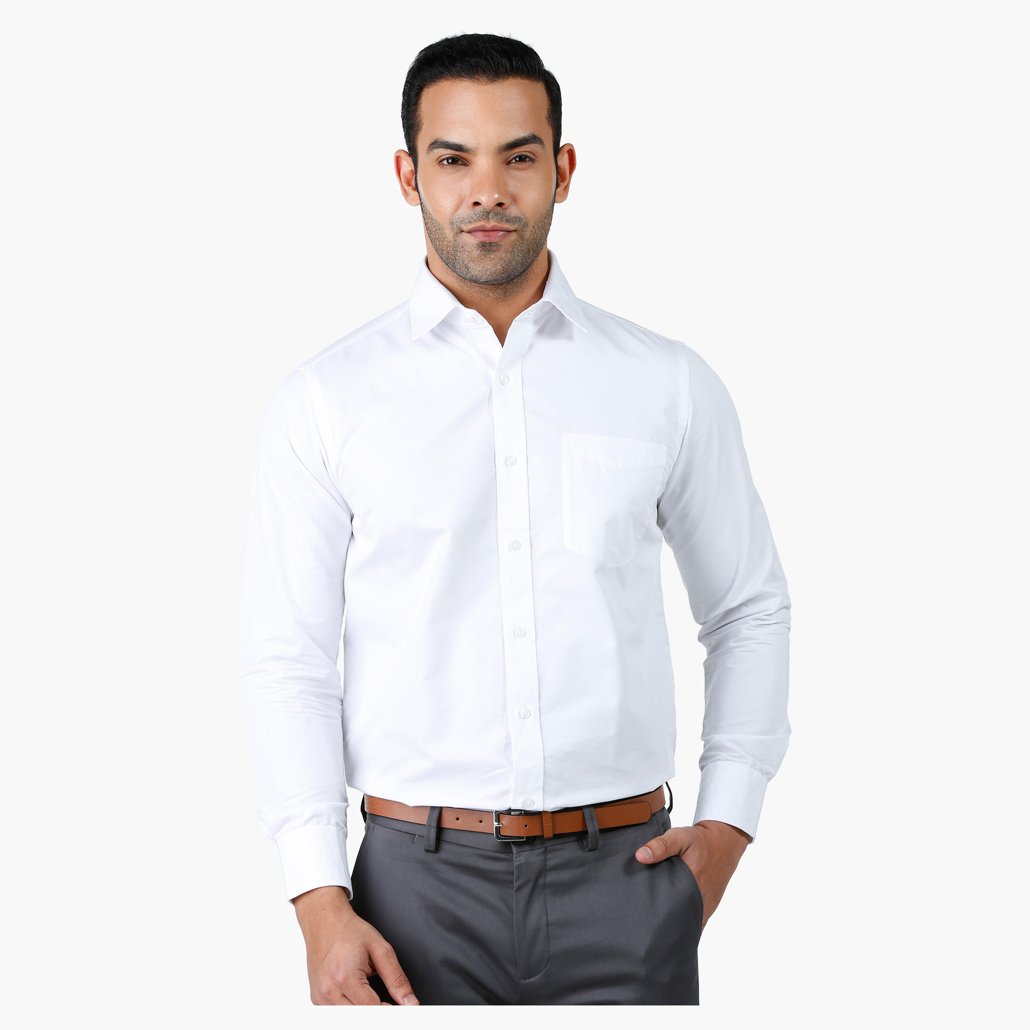 Basic Formal Shirt with Full Sleeves in Regular Fit-men-clothing-shirts-image-1