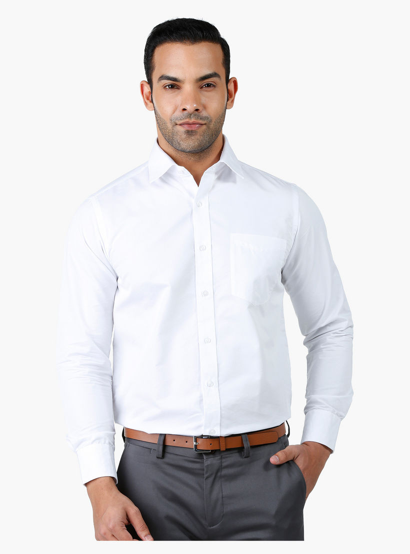 Basic Formal Shirt with Full Sleeves in Regular Fit-men-clothing-shirts-image-1