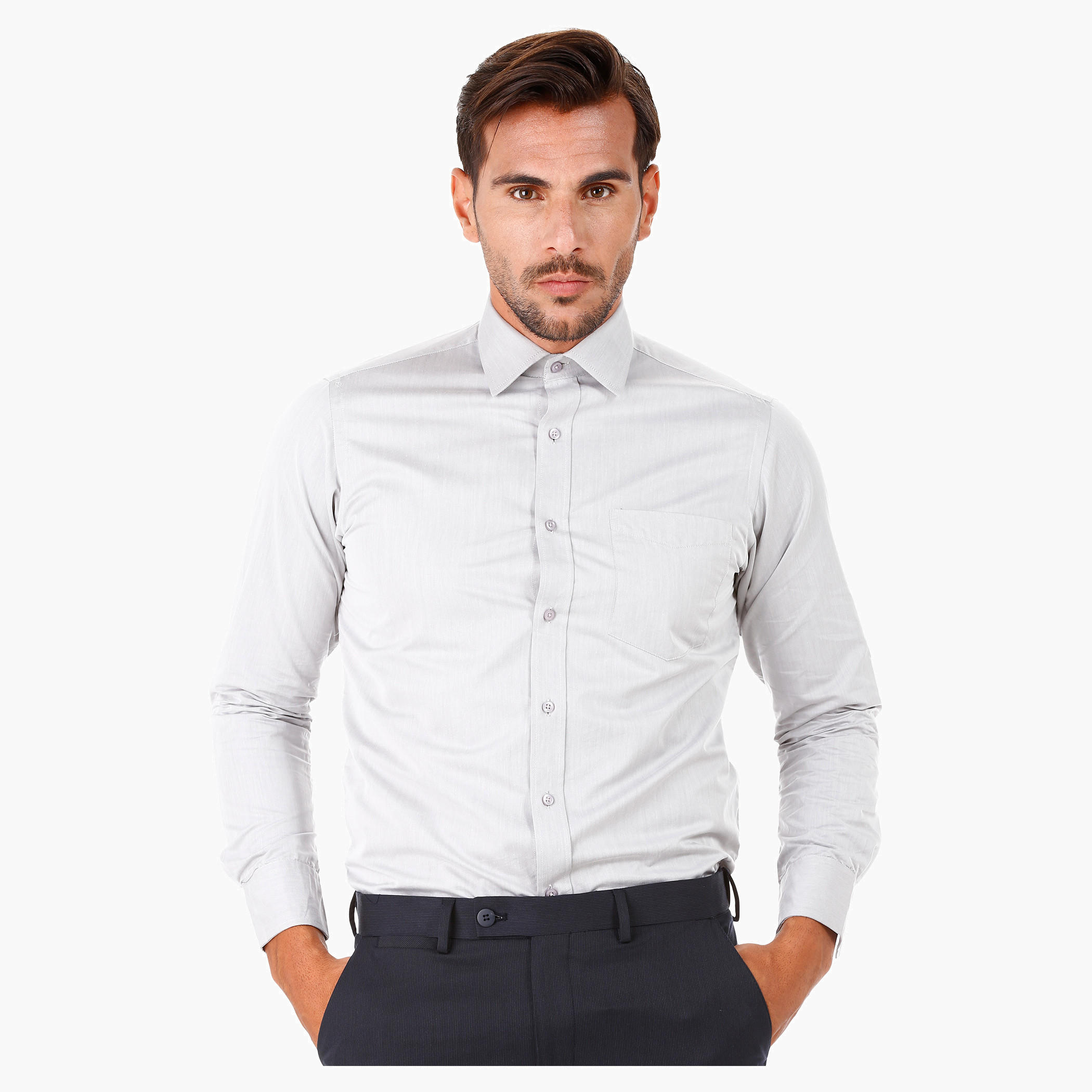 Formal Shirt with Full Sleeves in Regular Fit-men-clothing-shirts-image-5