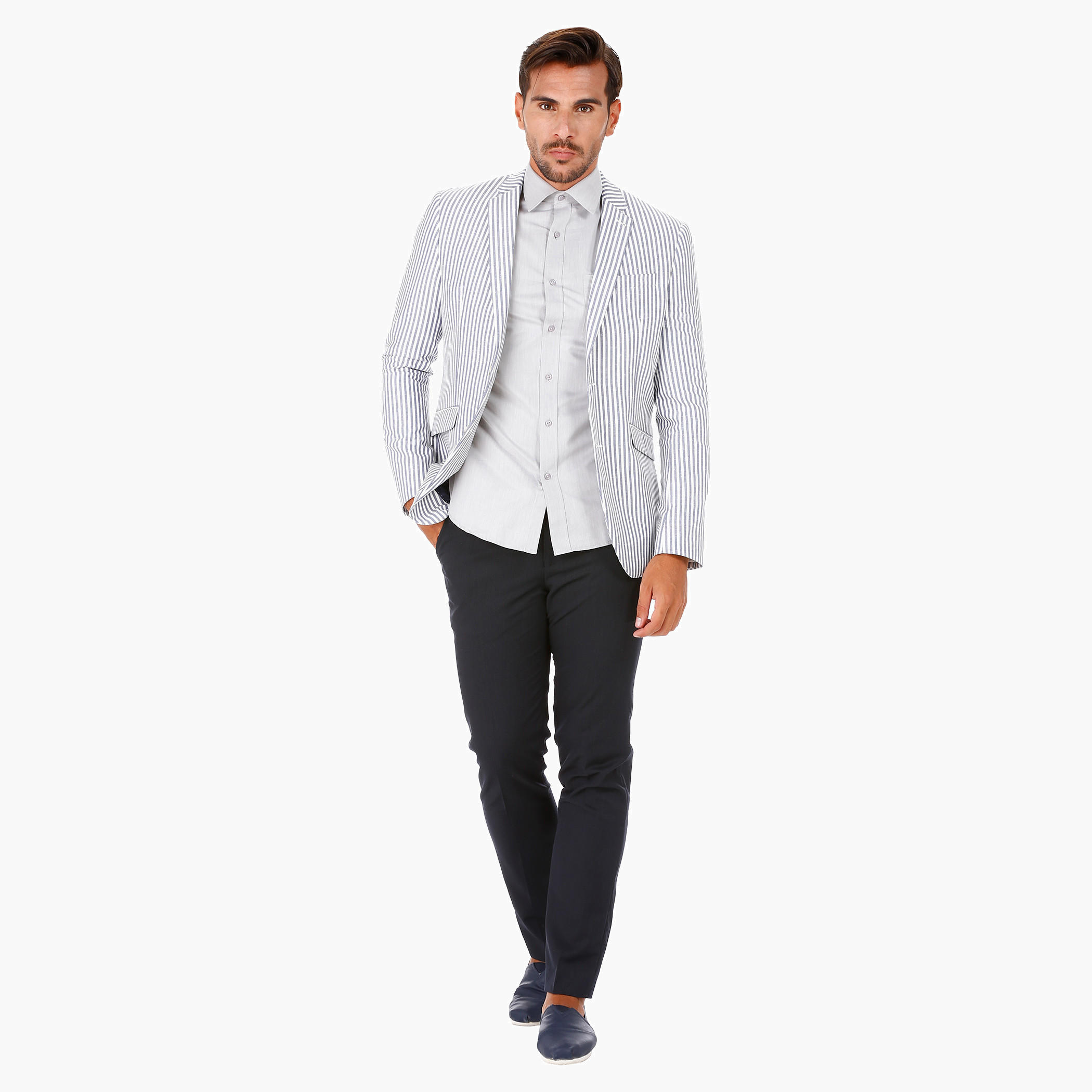 Formal Shirt with Full Sleeves in Regular Fit-men-clothing-shirts-image-1