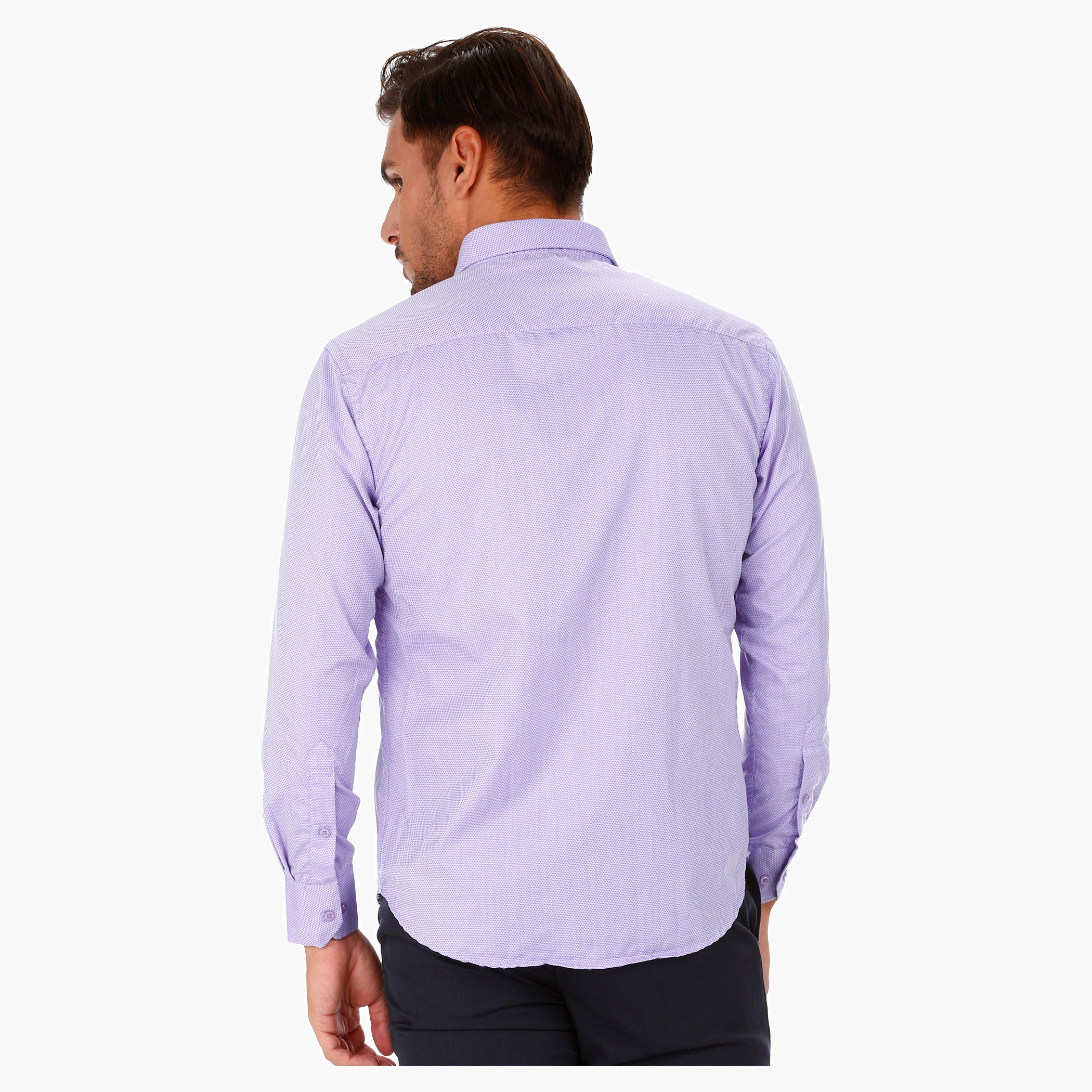 Dobby Formal Shirt with Full Sleeves in Regular Fit-men-clothing-shirts-image-4
