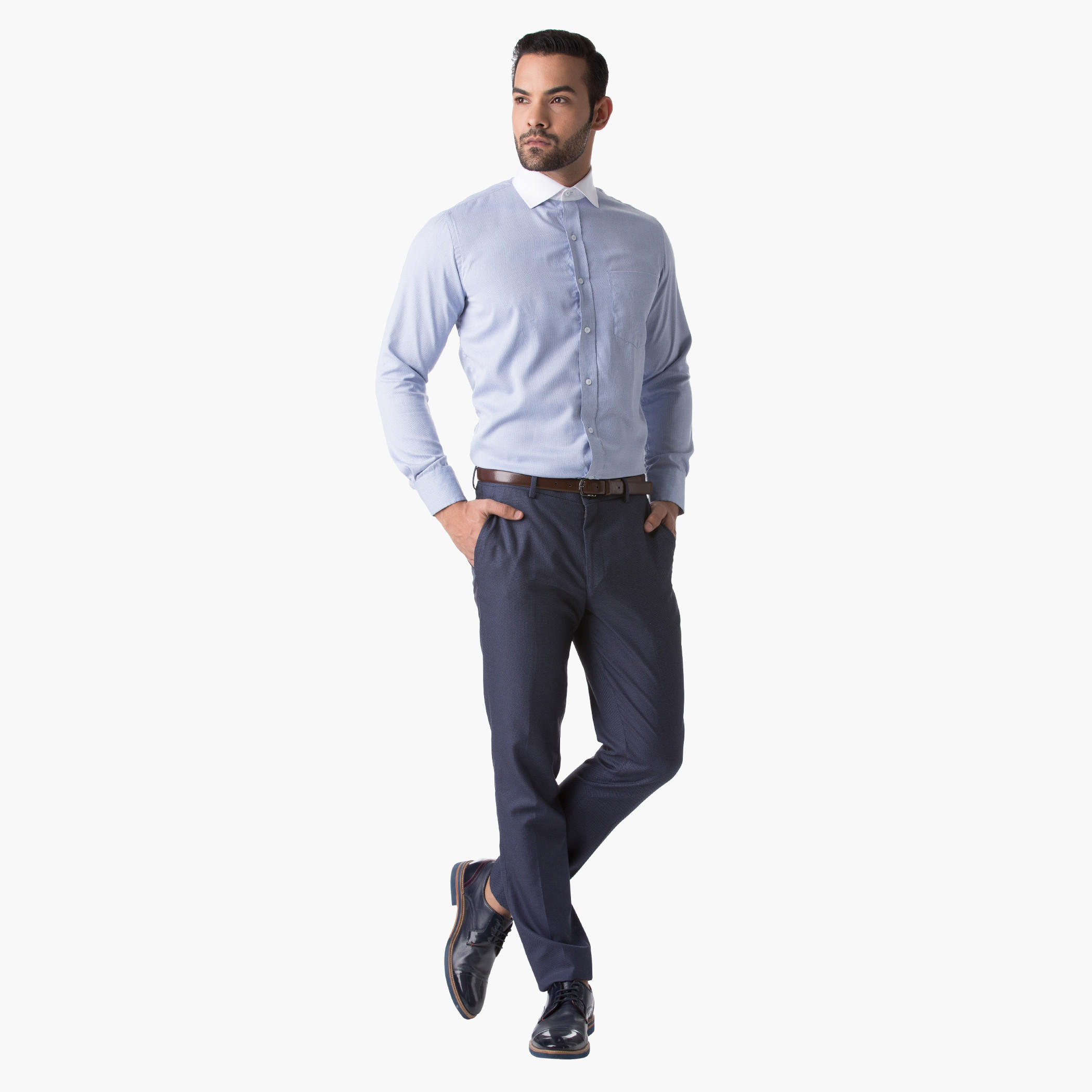 قميص سهل الكي بقصّة عاديّة وأكمام طويلة-men-clothing-shirts-image-5