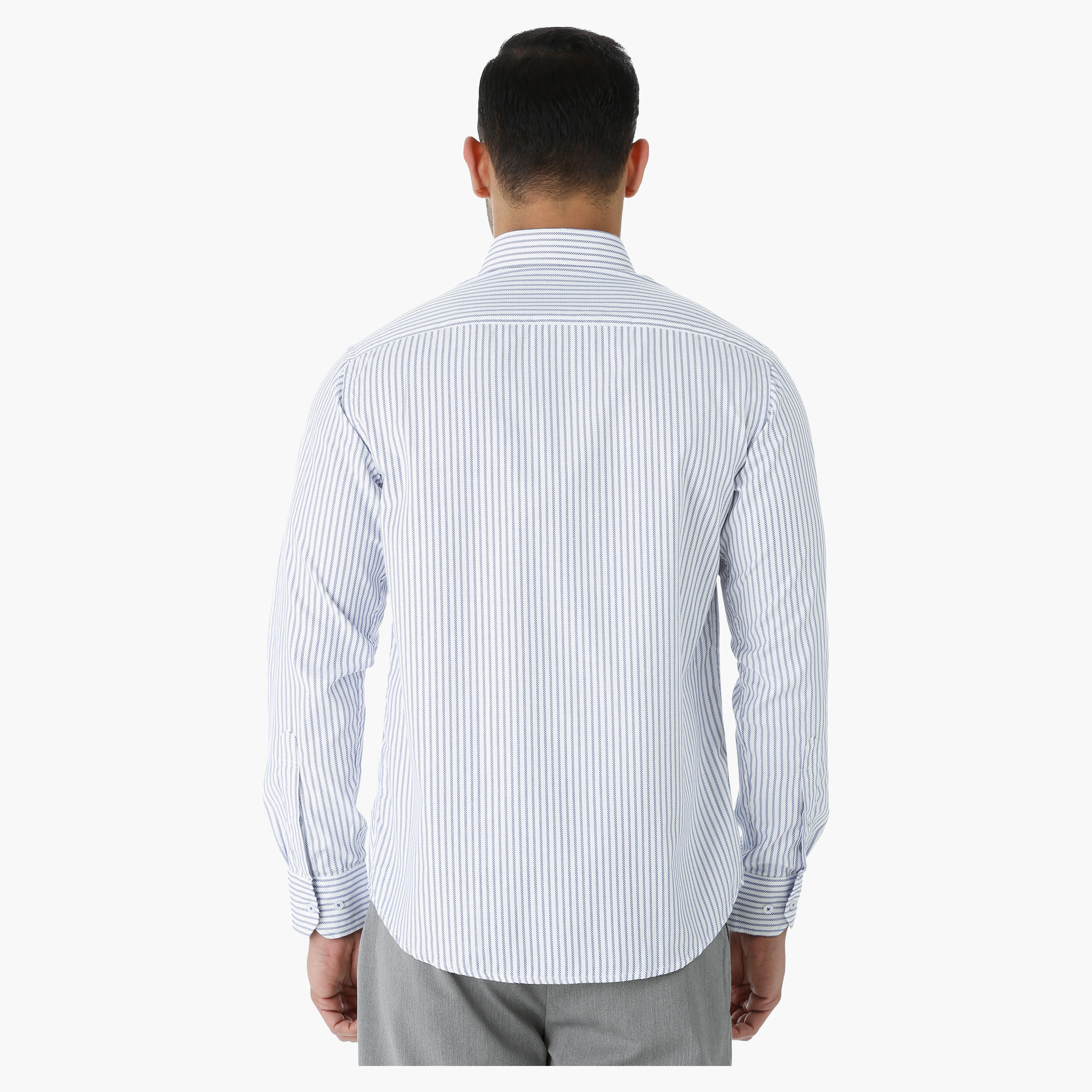 Striped Shirt with Long Sleeves-men-clothing-shirts-image-2