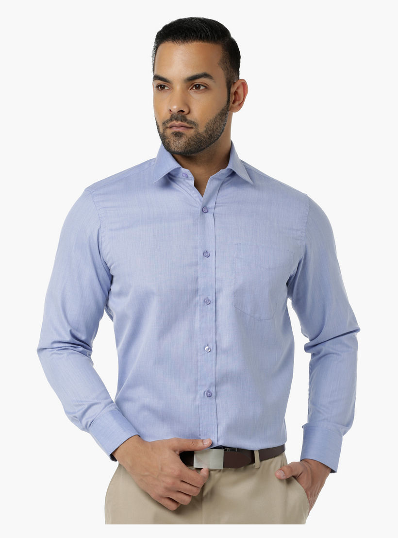 Formal Shirt with Collar Neck in Regular Fit-men-clothing-shirts-image-1