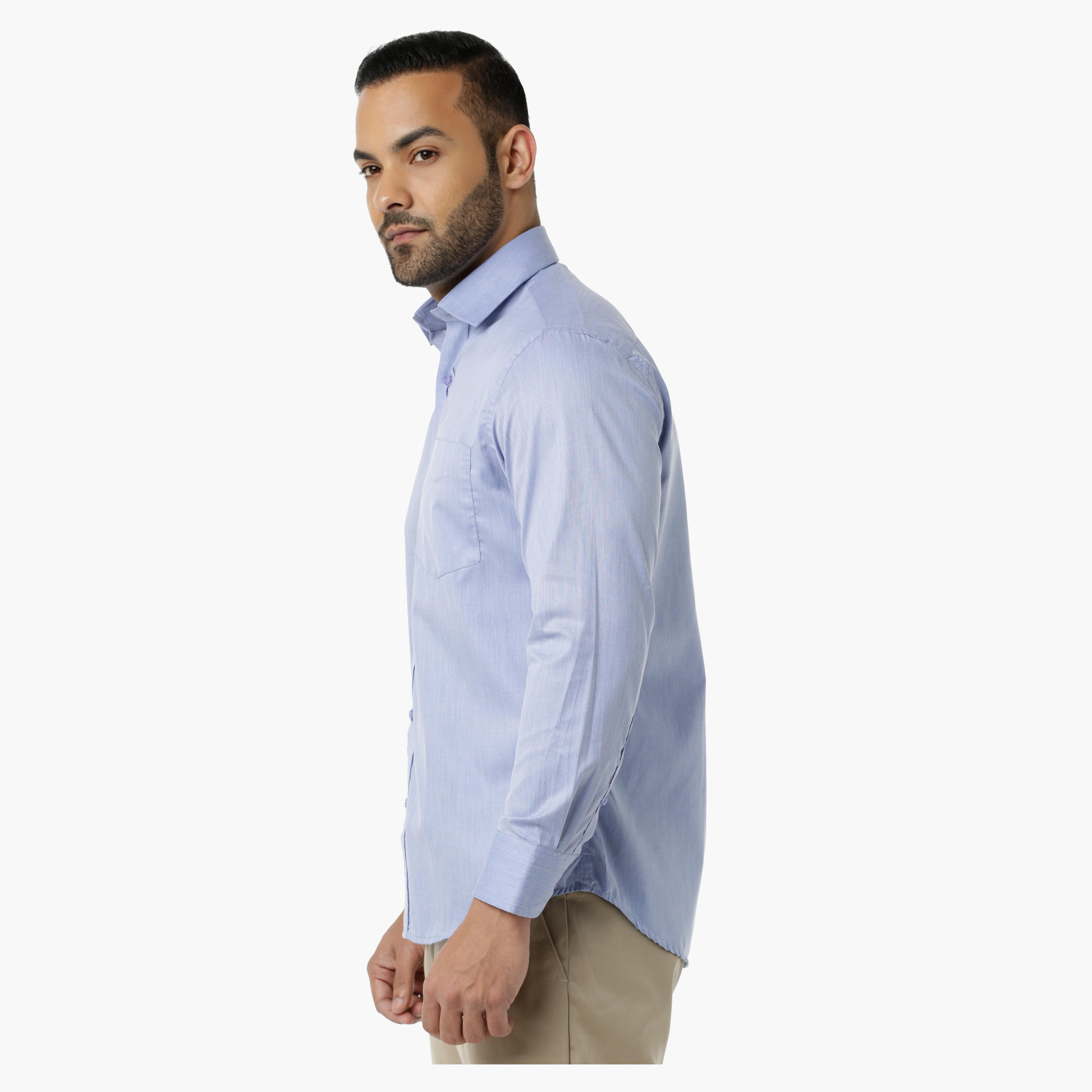 Formal Shirt with Collar Neck in Regular Fit-men-clothing-shirts-image-3
