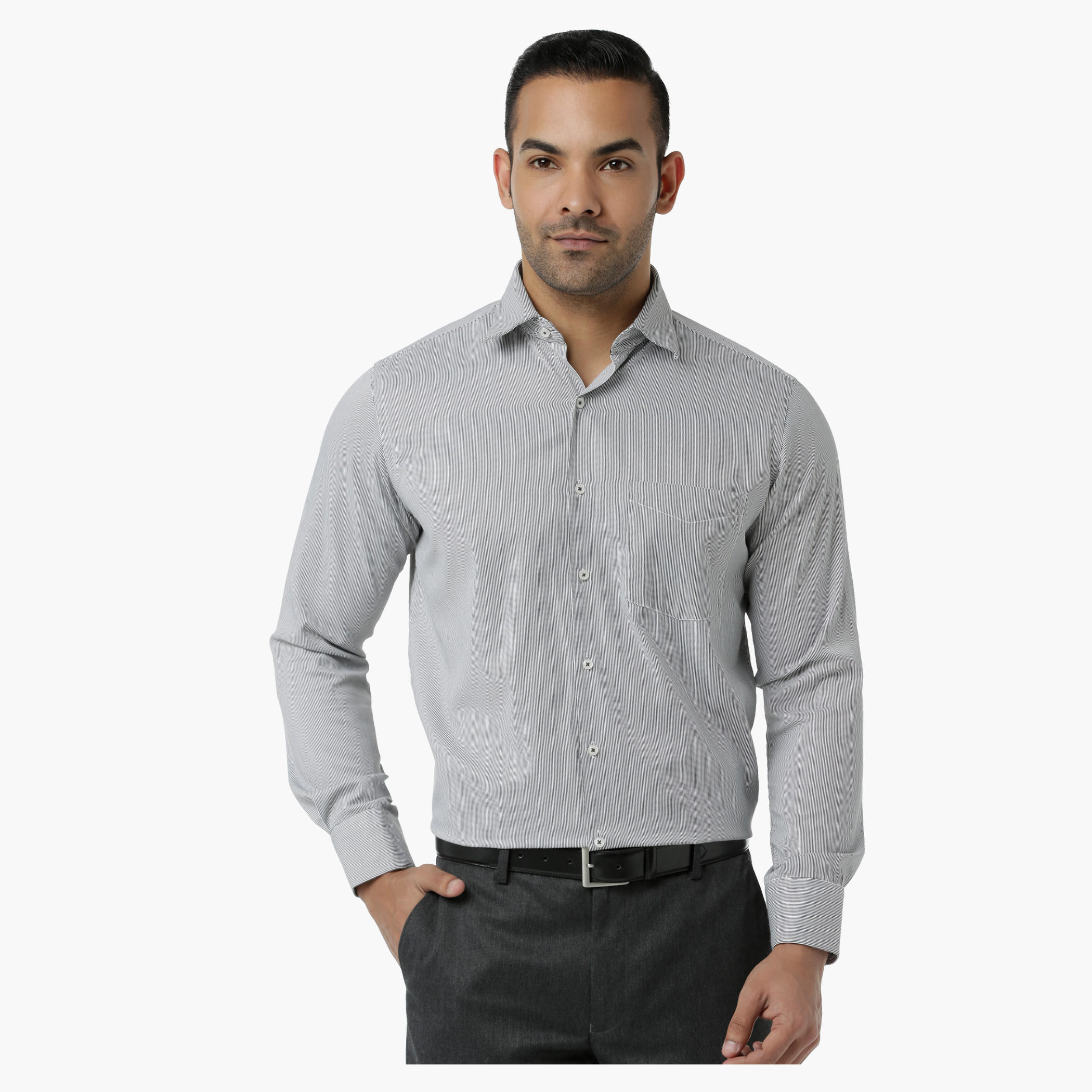 Striped Formal Shirt with Collar Neck in Regular Fit-men-clothing-shirts-image-6