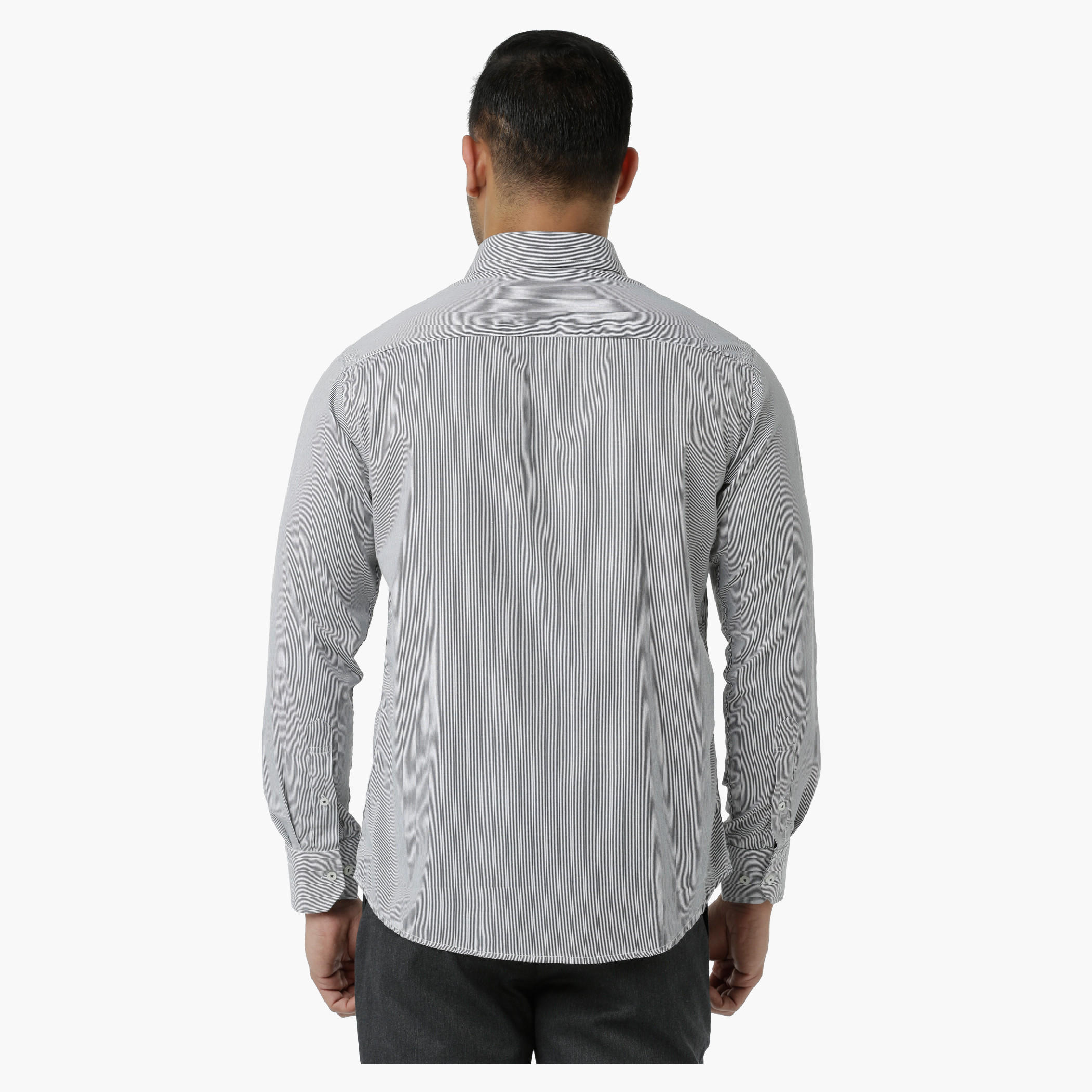 Striped Formal Shirt with Collar Neck in Regular Fit-men-clothing-shirts-image-7