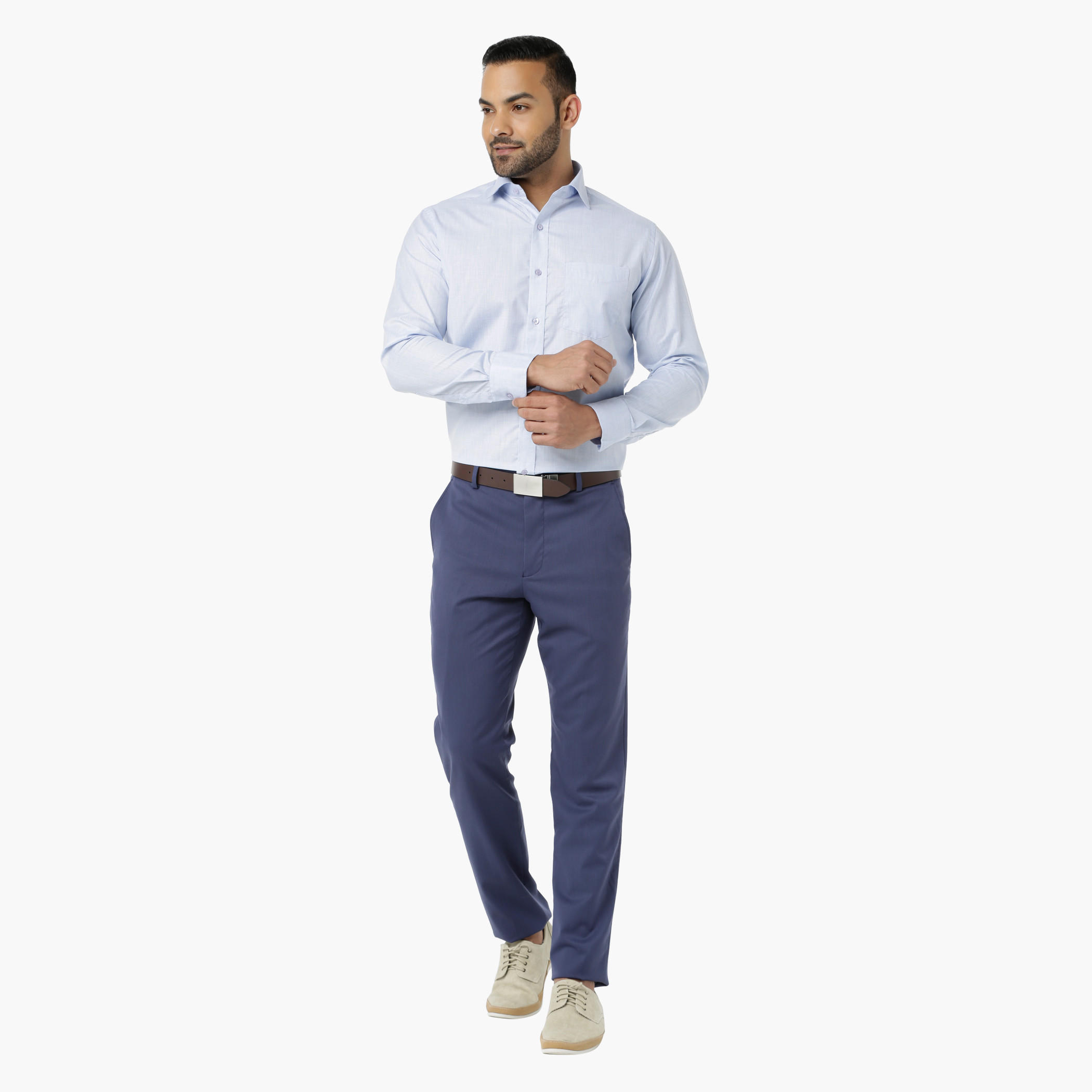 Formal Shirt with Collar Neck in Regular Fit-men-clothing-shirts-image-5