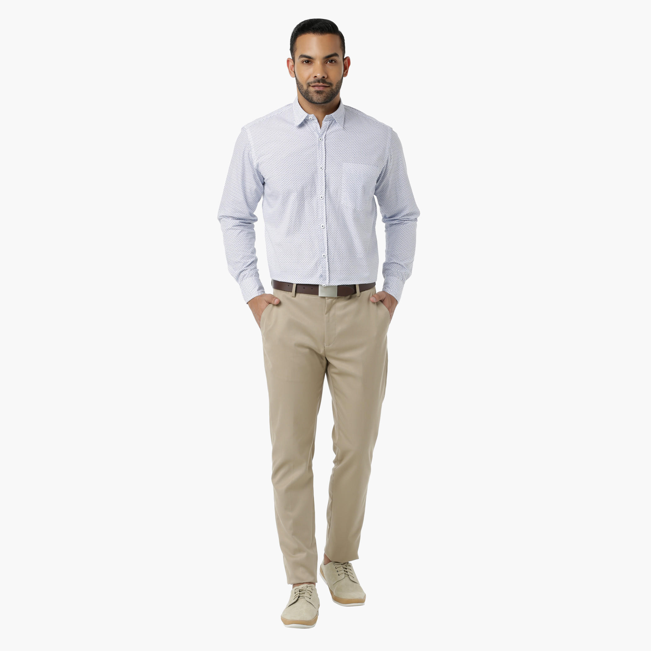 Printed Formal Shirt with Collar Neck in Regular Fit-men-clothing-shirts-image-5
