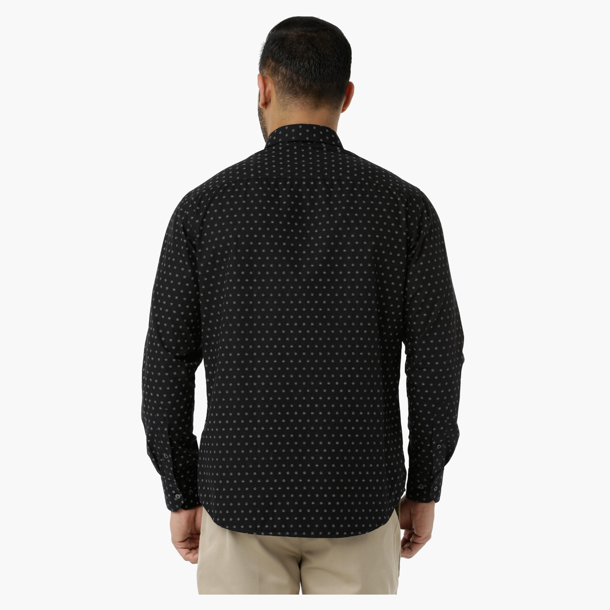 Printed Formal Shirt with Collar Neck in Regular Fit-men-clothing-shirts-image-4