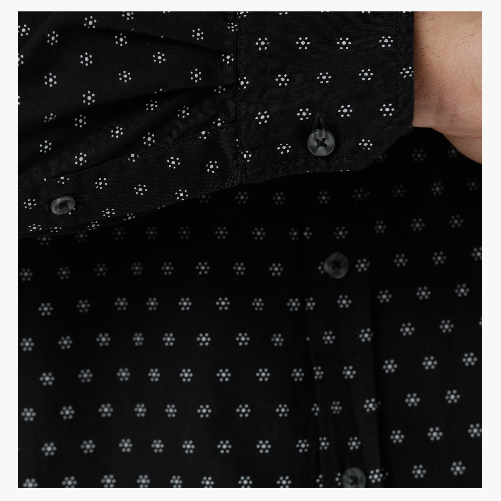 Printed Formal Shirt with Collar Neck in Regular Fit-men-clothing-shirts-image-2