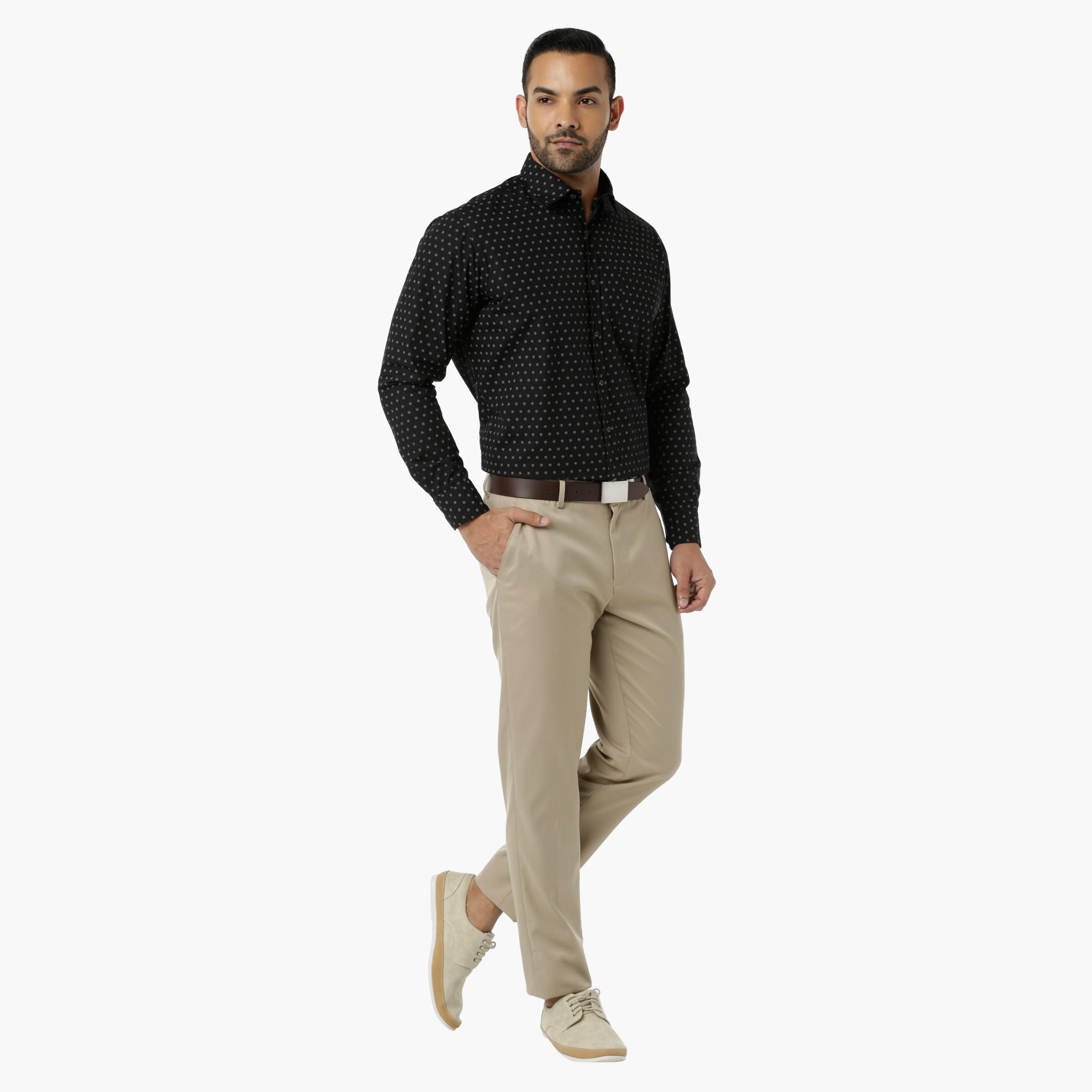 Printed Formal Shirt with Collar Neck in Regular Fit-men-clothing-shirts-image-1