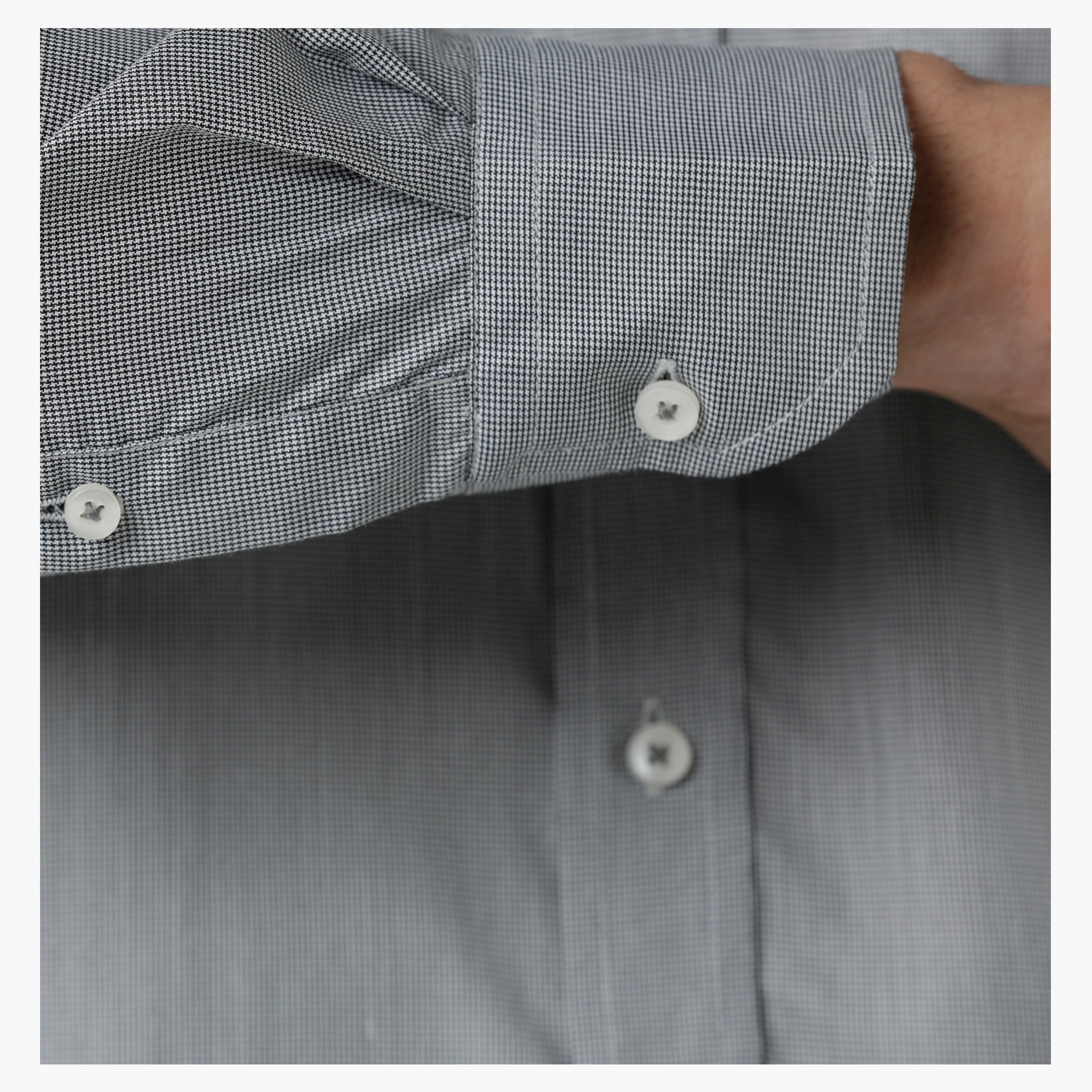 Chequered Formal Shirt with Collar Neck and Long Sleeves in Regular Fit-men-clothing-shirts-image-4