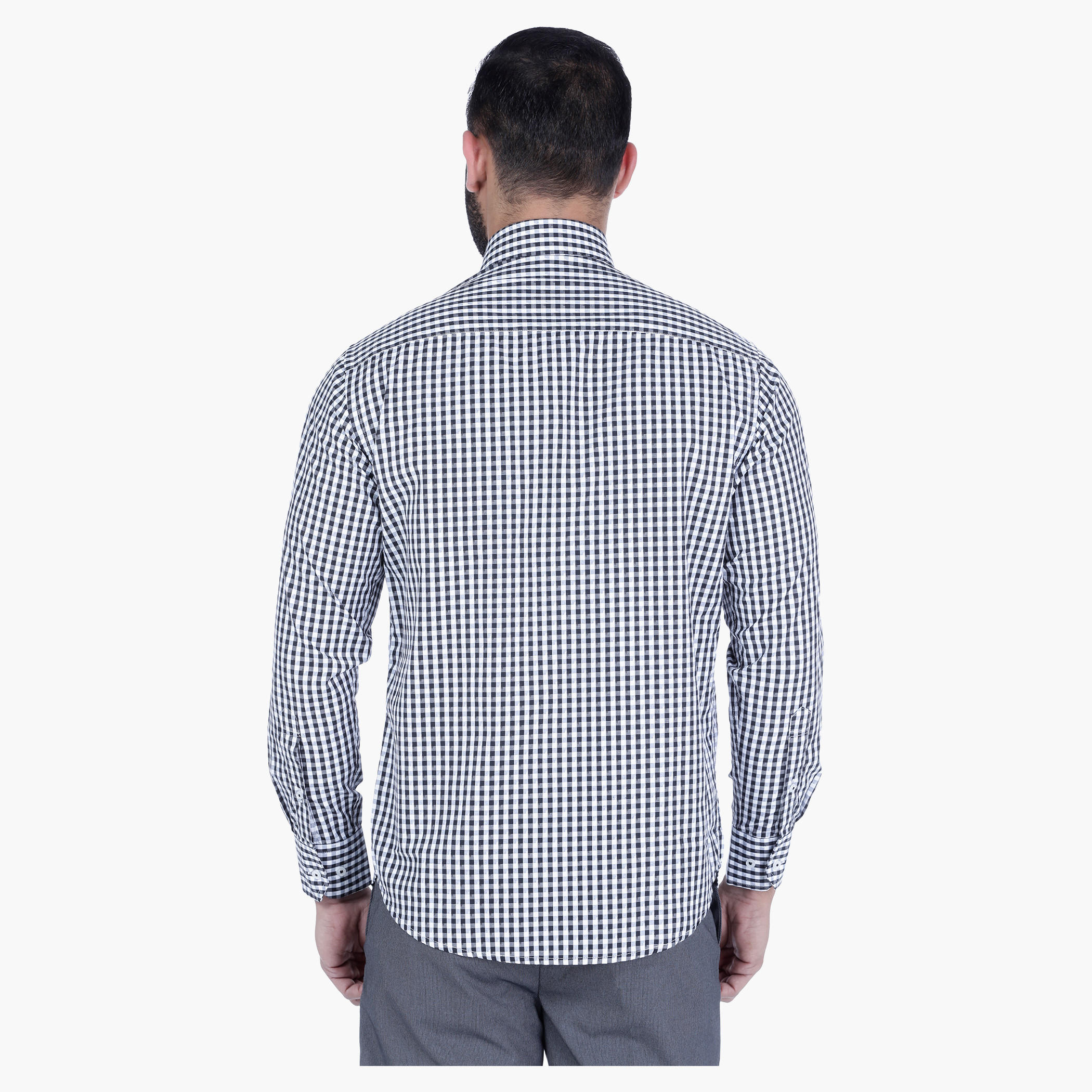 Chequered Shirt with Long Sleeves-men-clothing-shirts-image-2