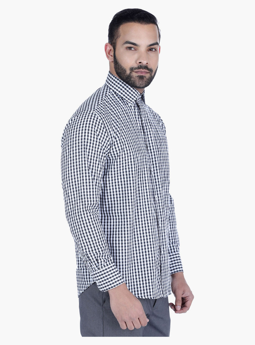 Chequered Shirt with Long Sleeves-men-clothing-shirts-image-3