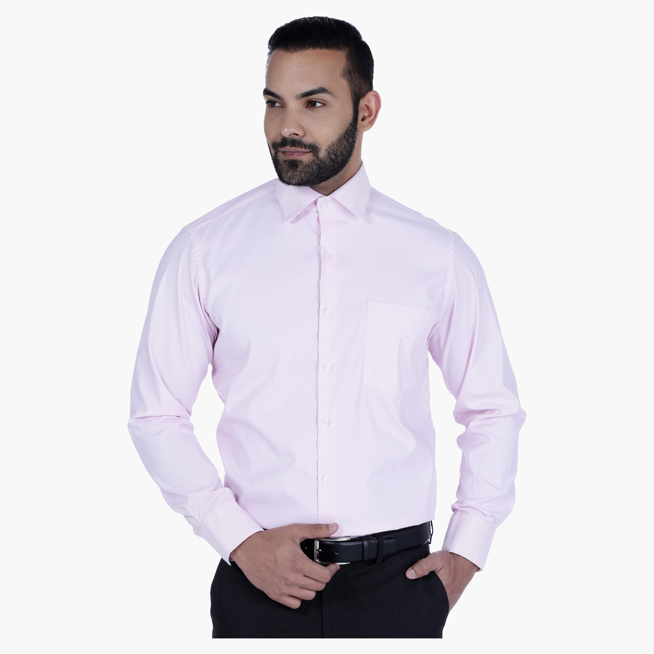 Striped Shirt with Long Sleeves-men-clothing-shirts-image-1