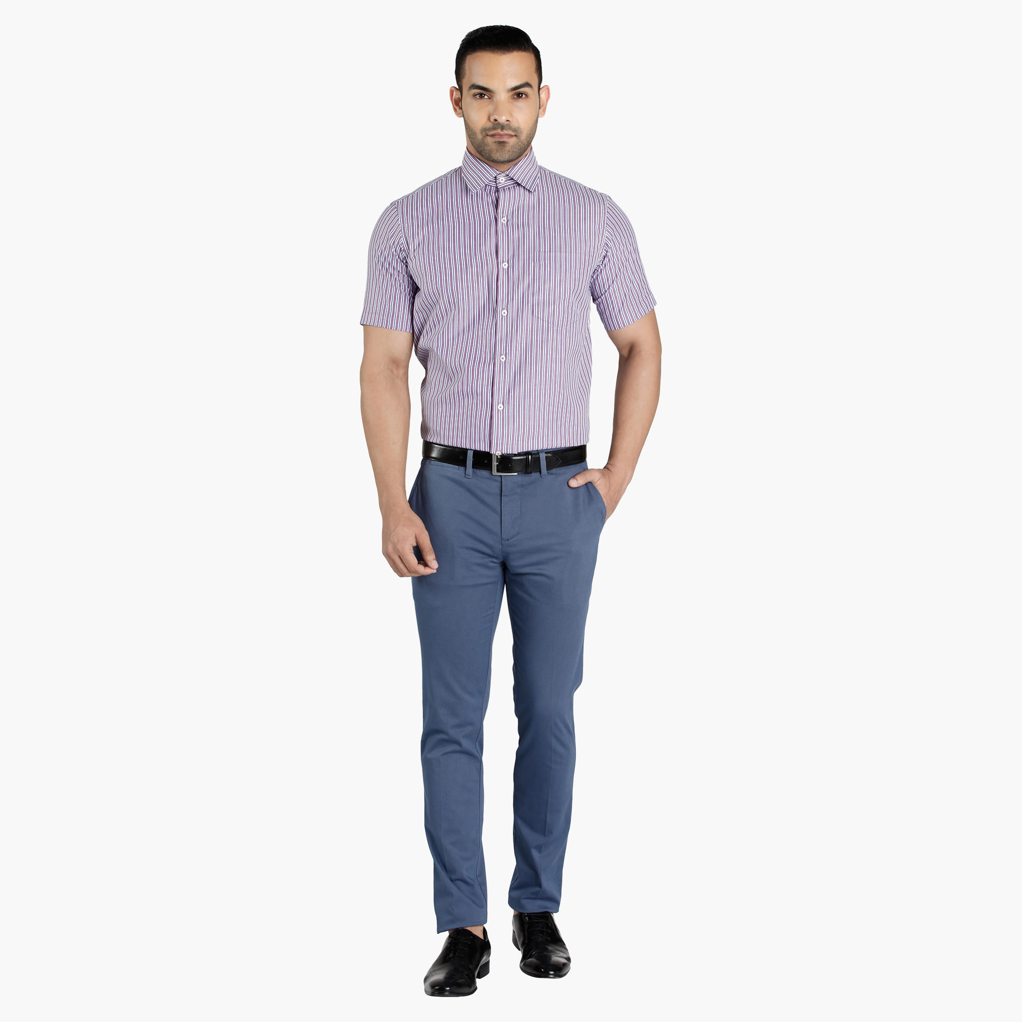 Formal Shirt with Short Sleeves-men-clothing-shirts-image-1