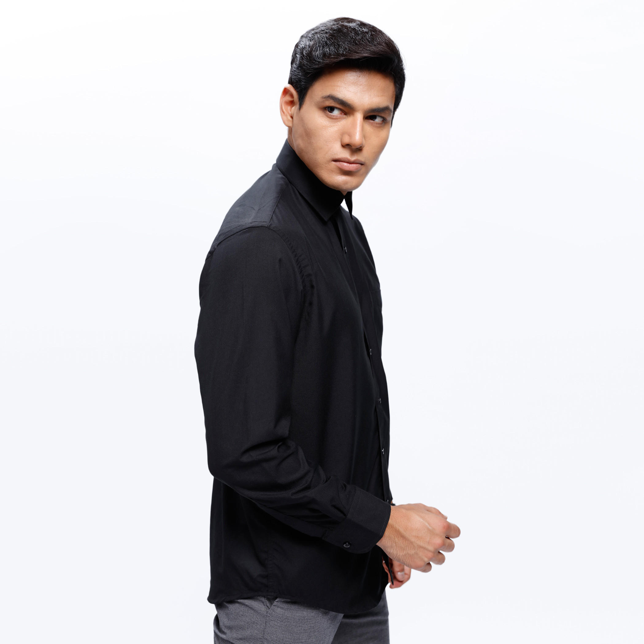 Long Sleeves Shirt with Button Placket-men-clothing-shirts-image-3