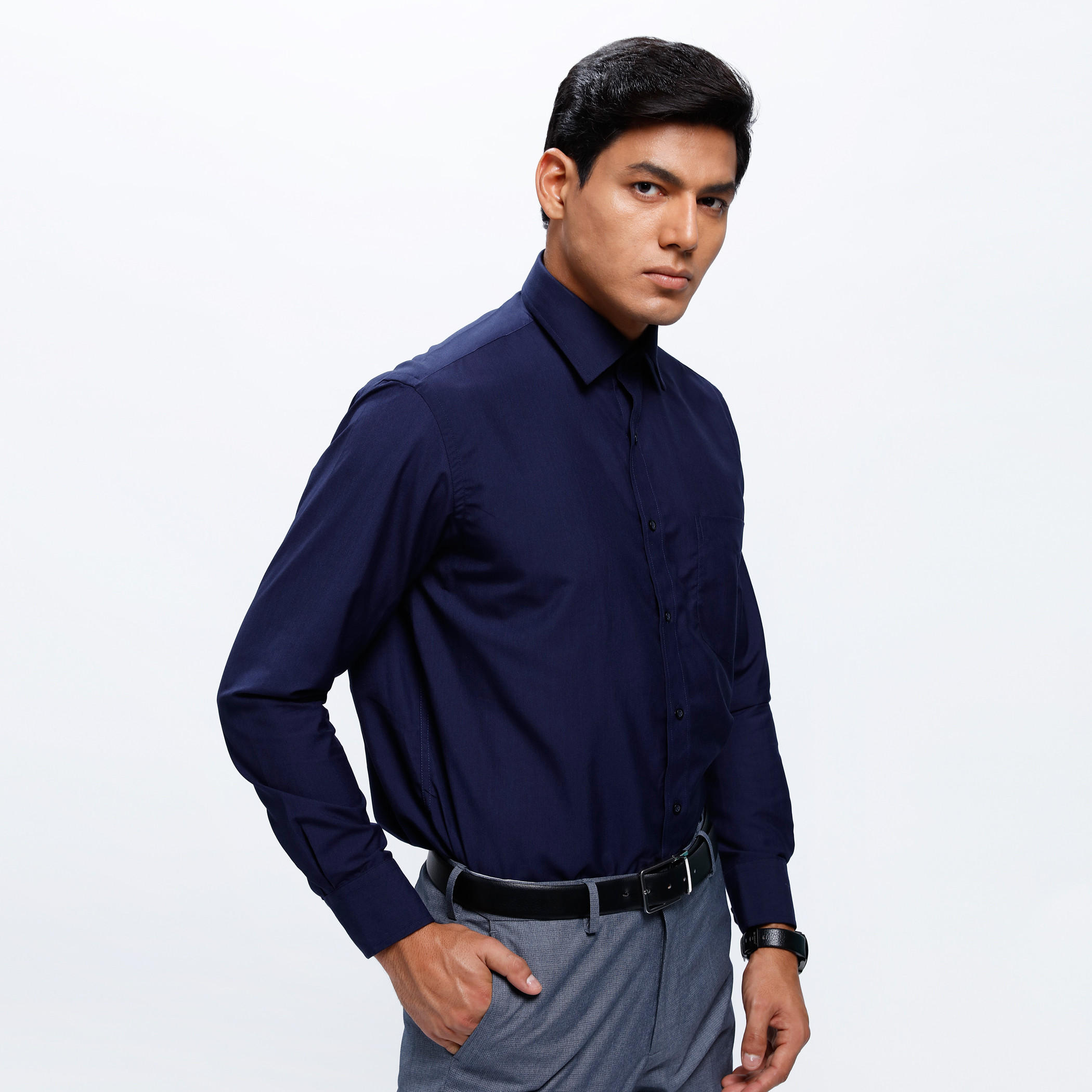 Long Sleeves Shirt with Complete Placket-men-clothing-shirts-image-1