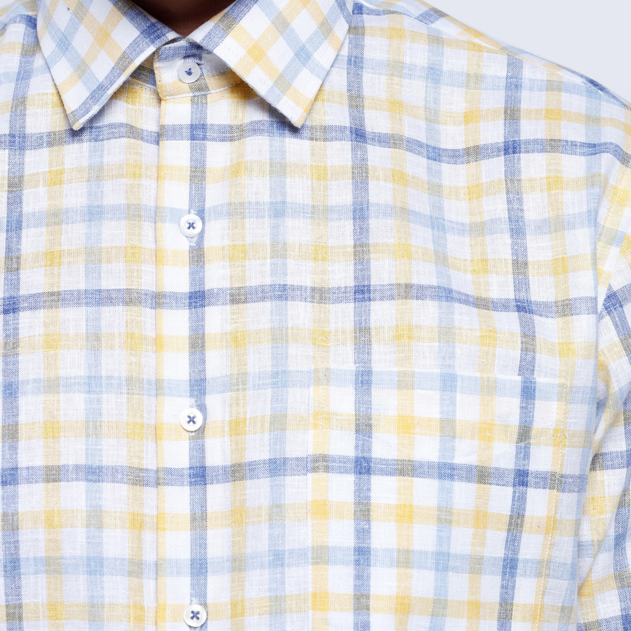 Chequered Shirt with Short Sleeves-men-clothing-shirts-image-4