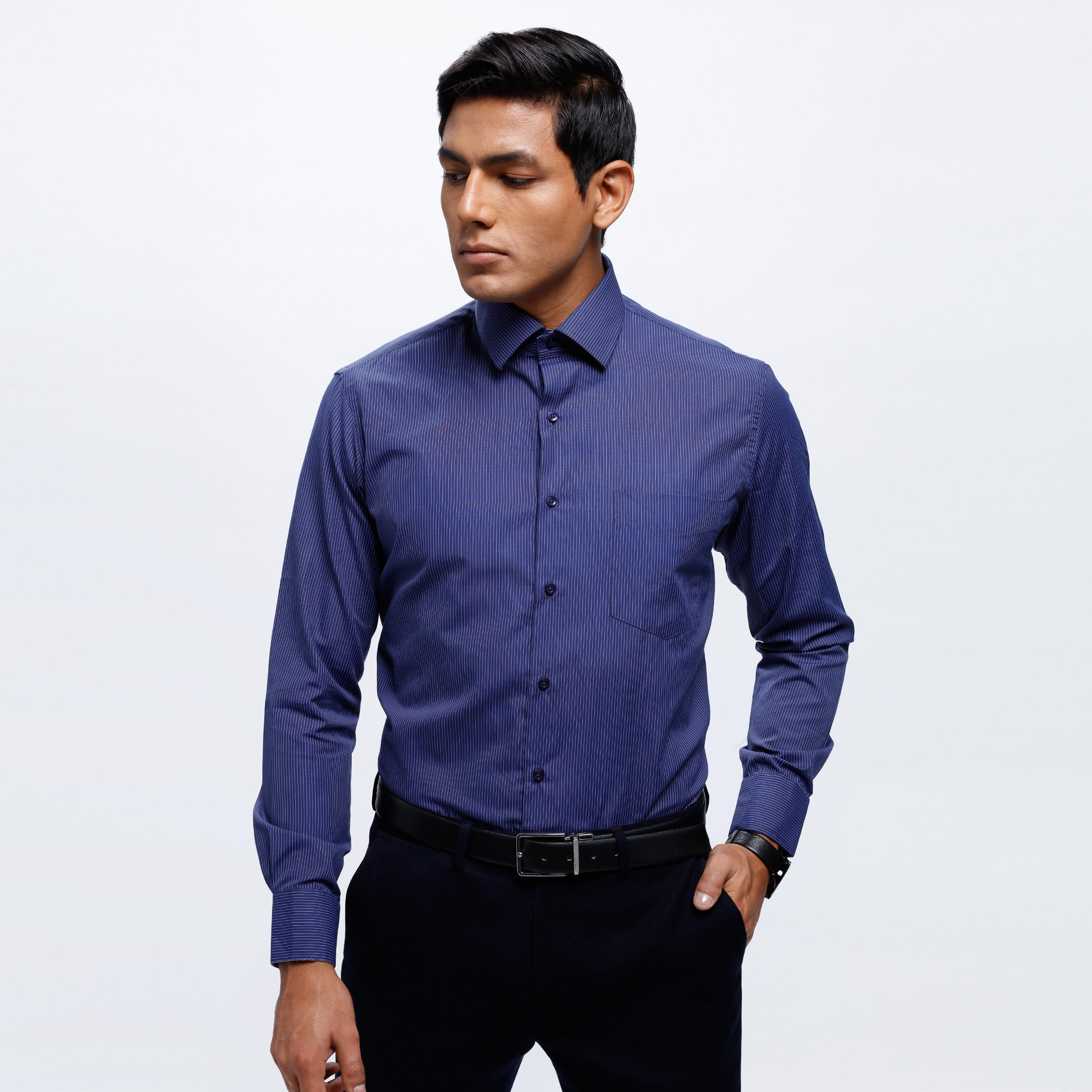 Striped Shirt with Long Sleeves-men-clothing-shirts-image-1