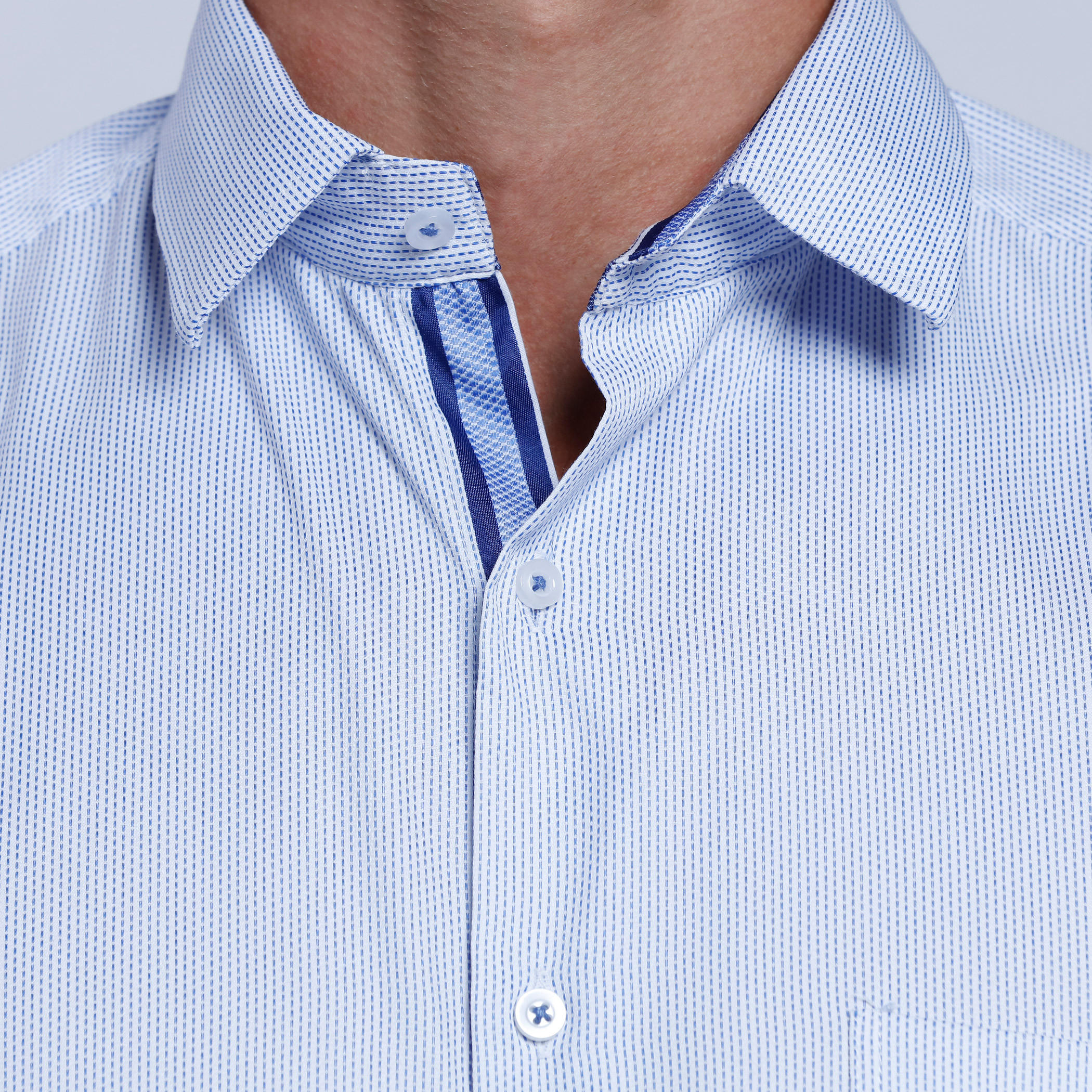 Striped Long Sleeves Shirt with Button Placket-men-clothing-shirts-image-4